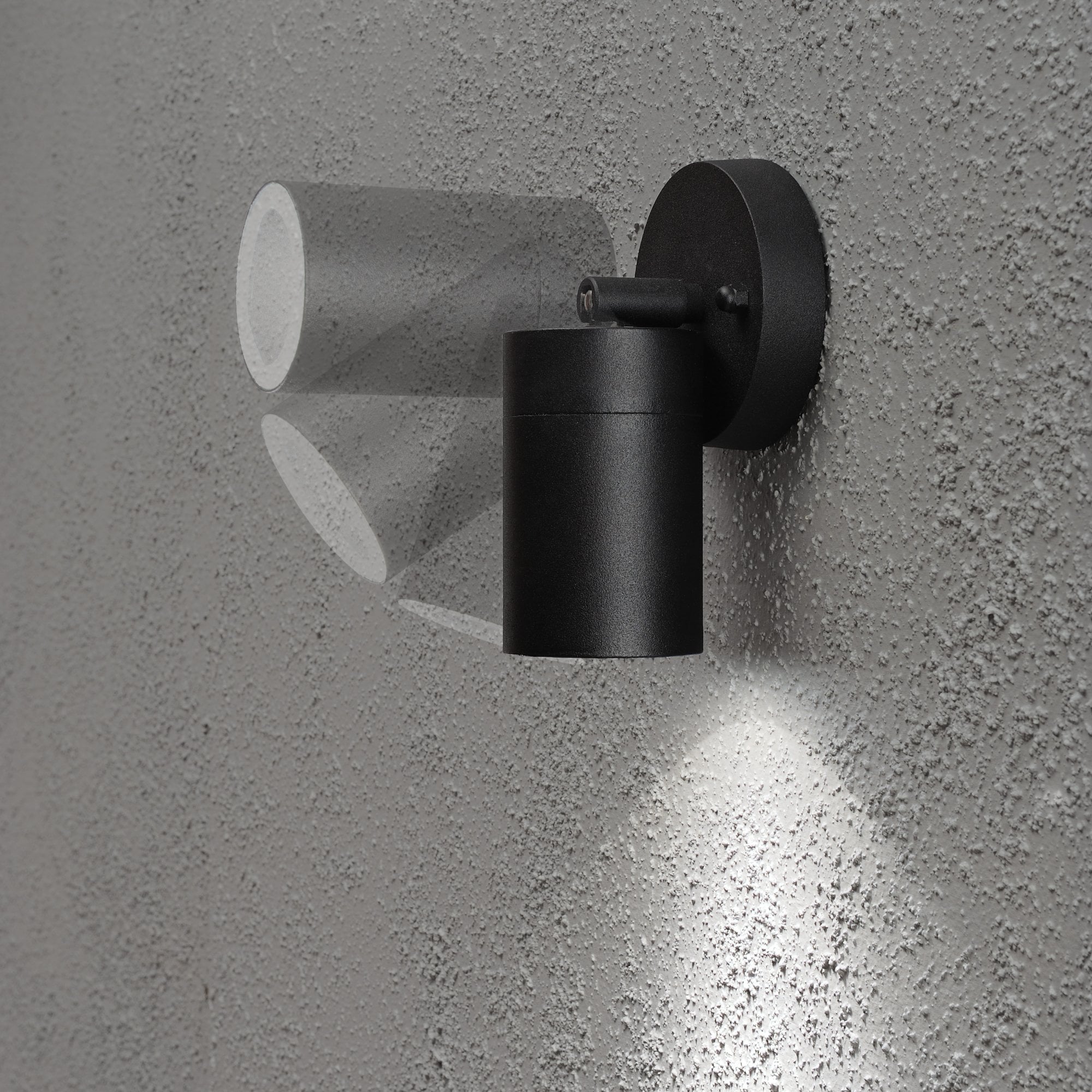 Konstsmide Modena Adjustable Wall Light - Matt Black