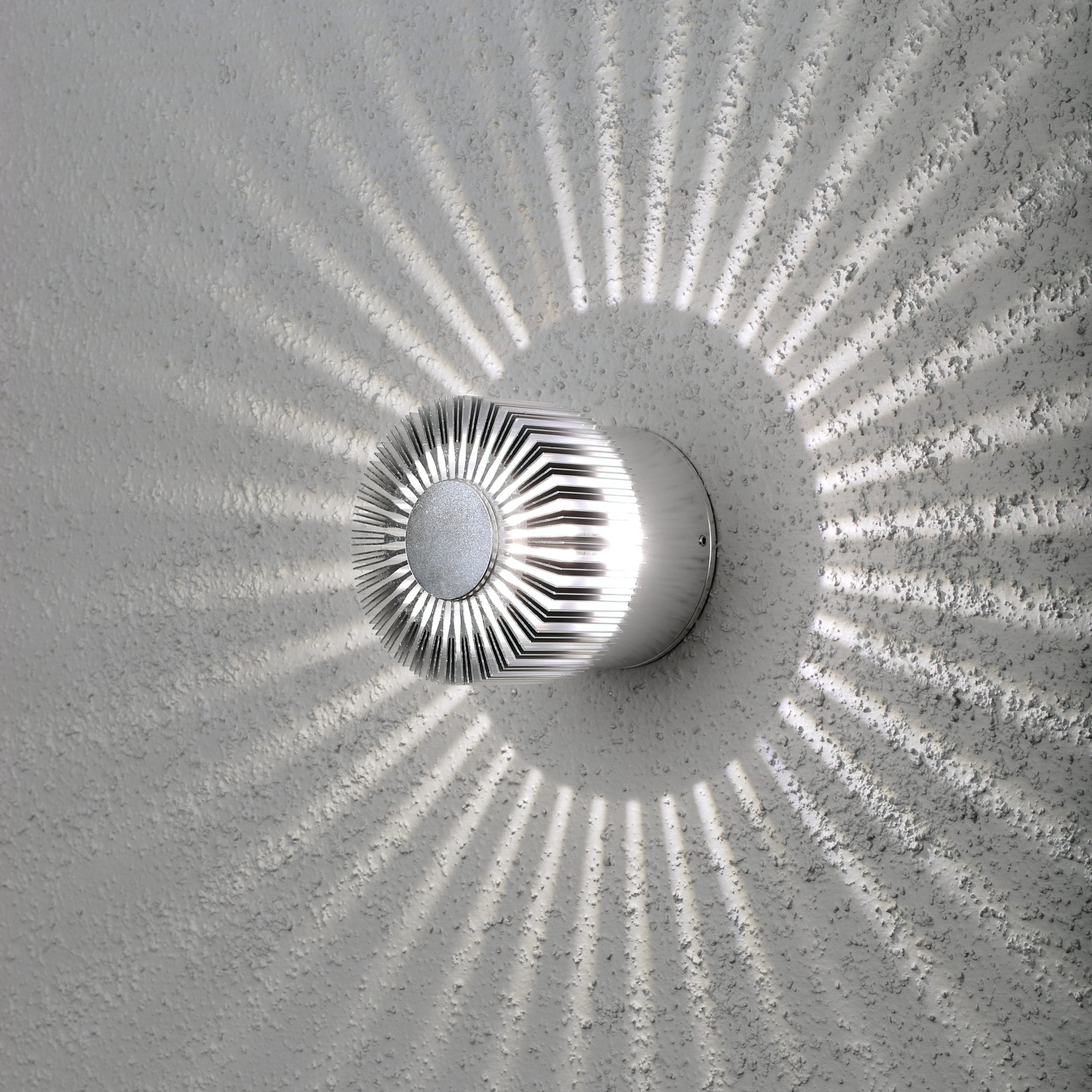 Konstsmide Monza High Power LED Wall Light - Aluminium
