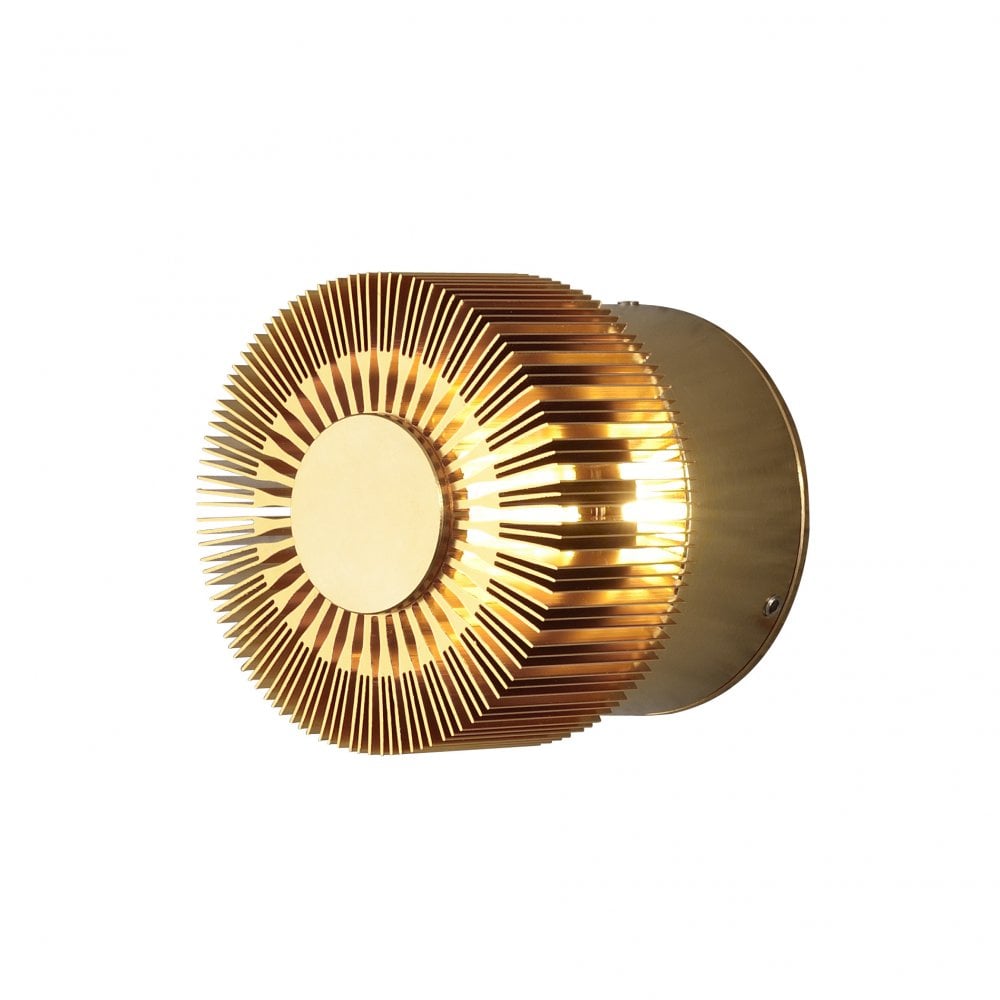 Konstsmide Monza High Power LED Wall Light - Anodized Brass