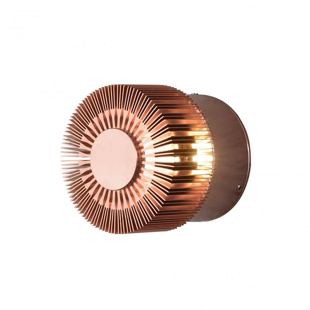 Konstsmide Monza High Power LED Wall Light - Anodized Copper