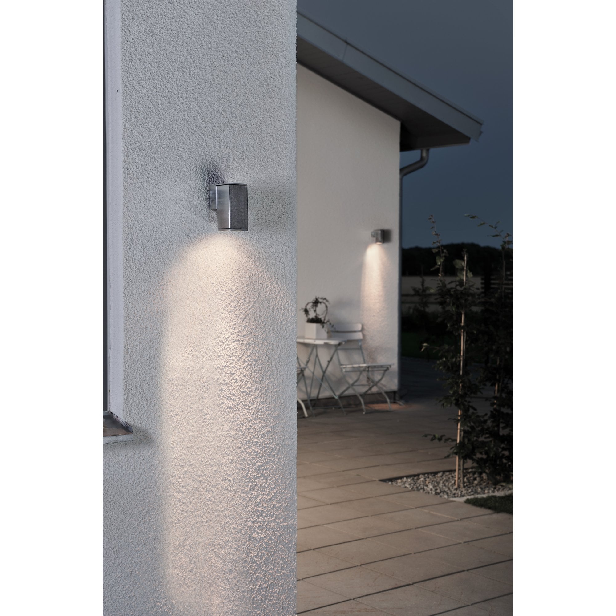 Konstsmide Monza Down Wall Lamp - Aluminium