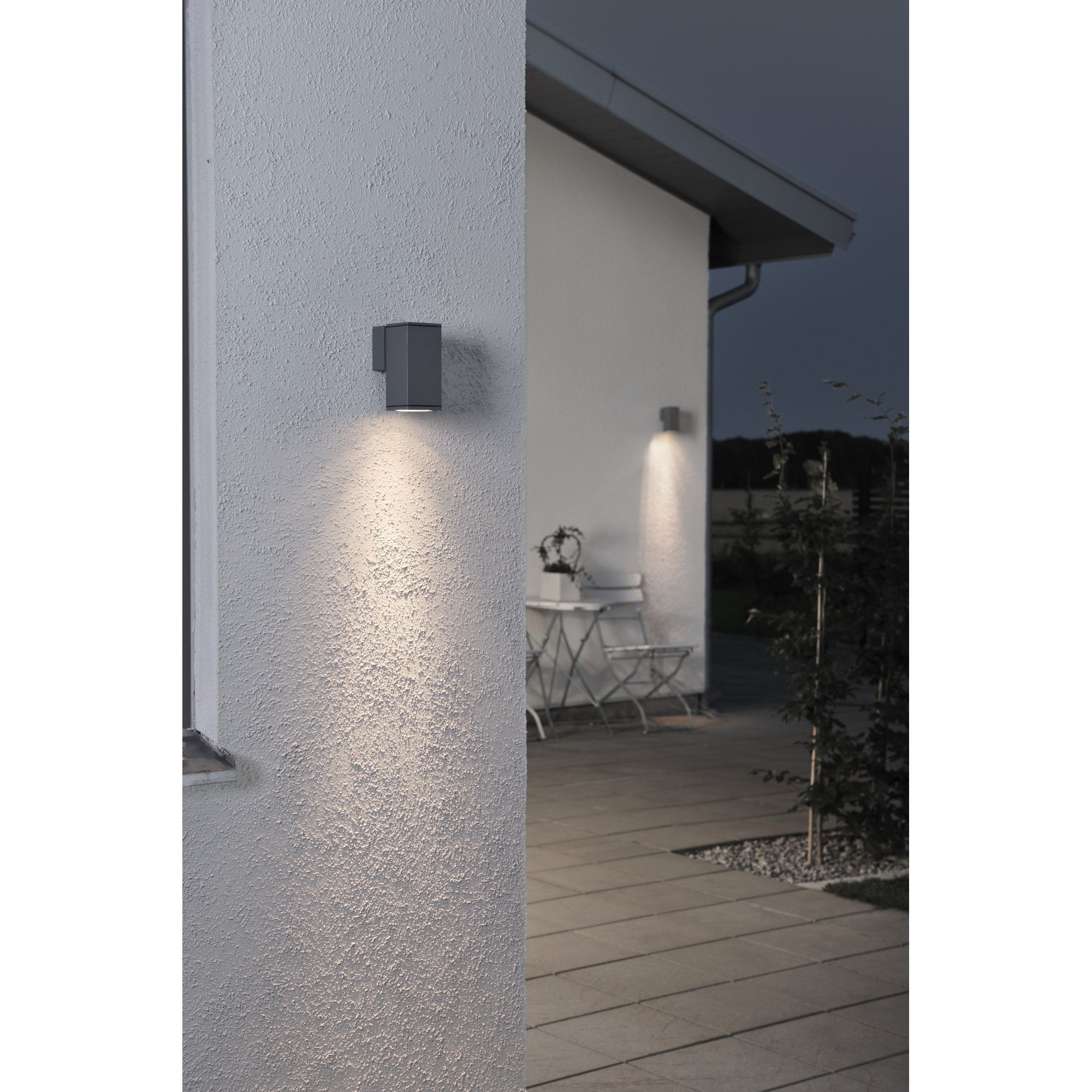 Konstsmide Monza Down Wall Lamp - Anthracite