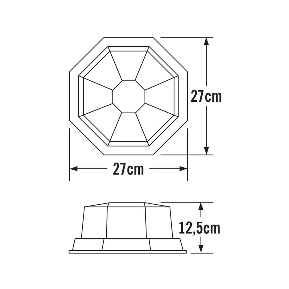 Konstsmide Budget Flush Fitting - Matt White