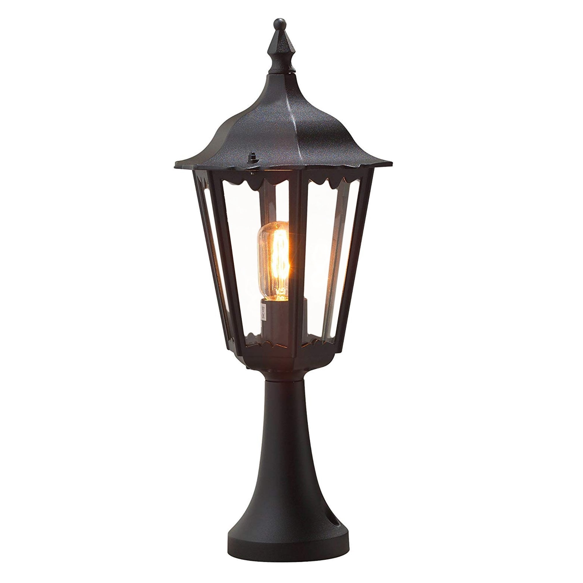 Konstsmide Firenze Post Light - Matt Black