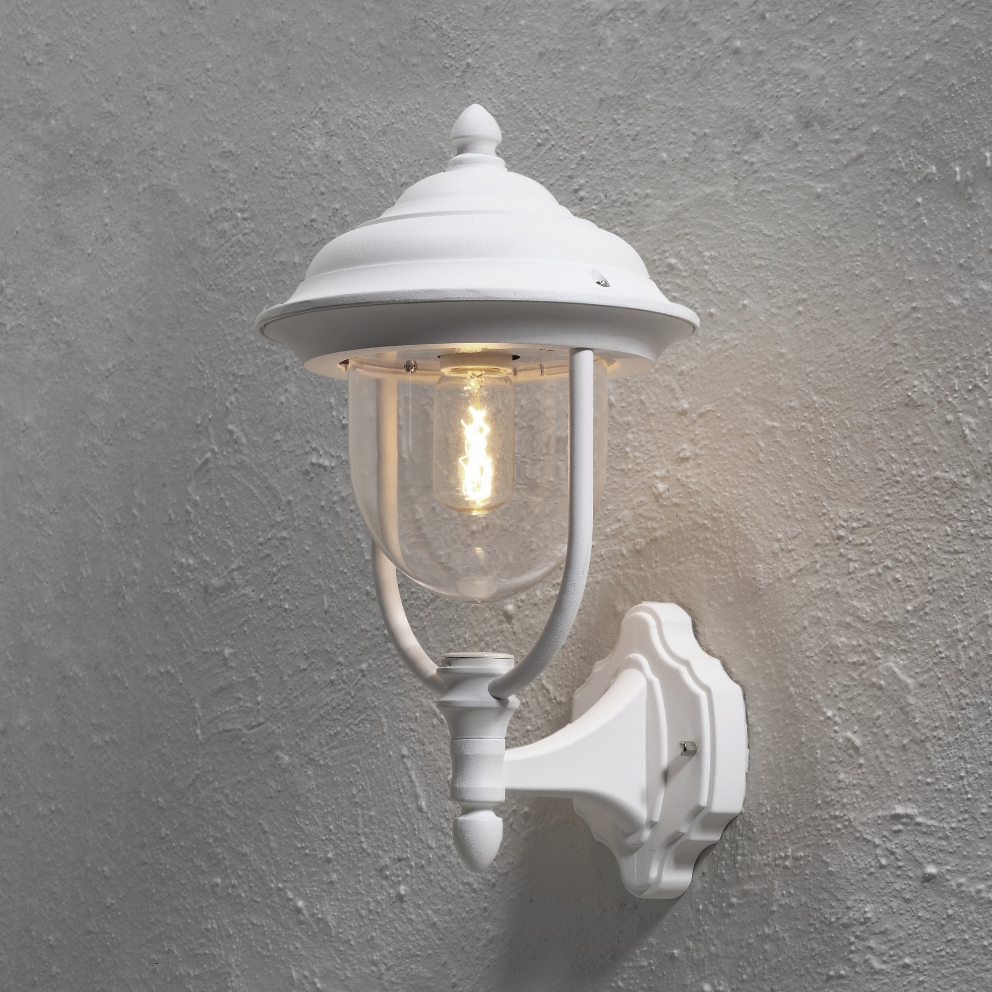 Konstsmide Parma Up Wall Light - Matt White