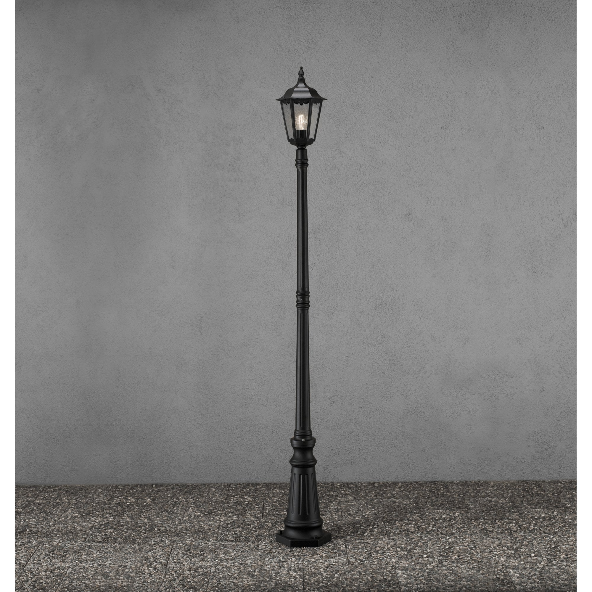 Konstsmide Firenze Column Light - Matt Black