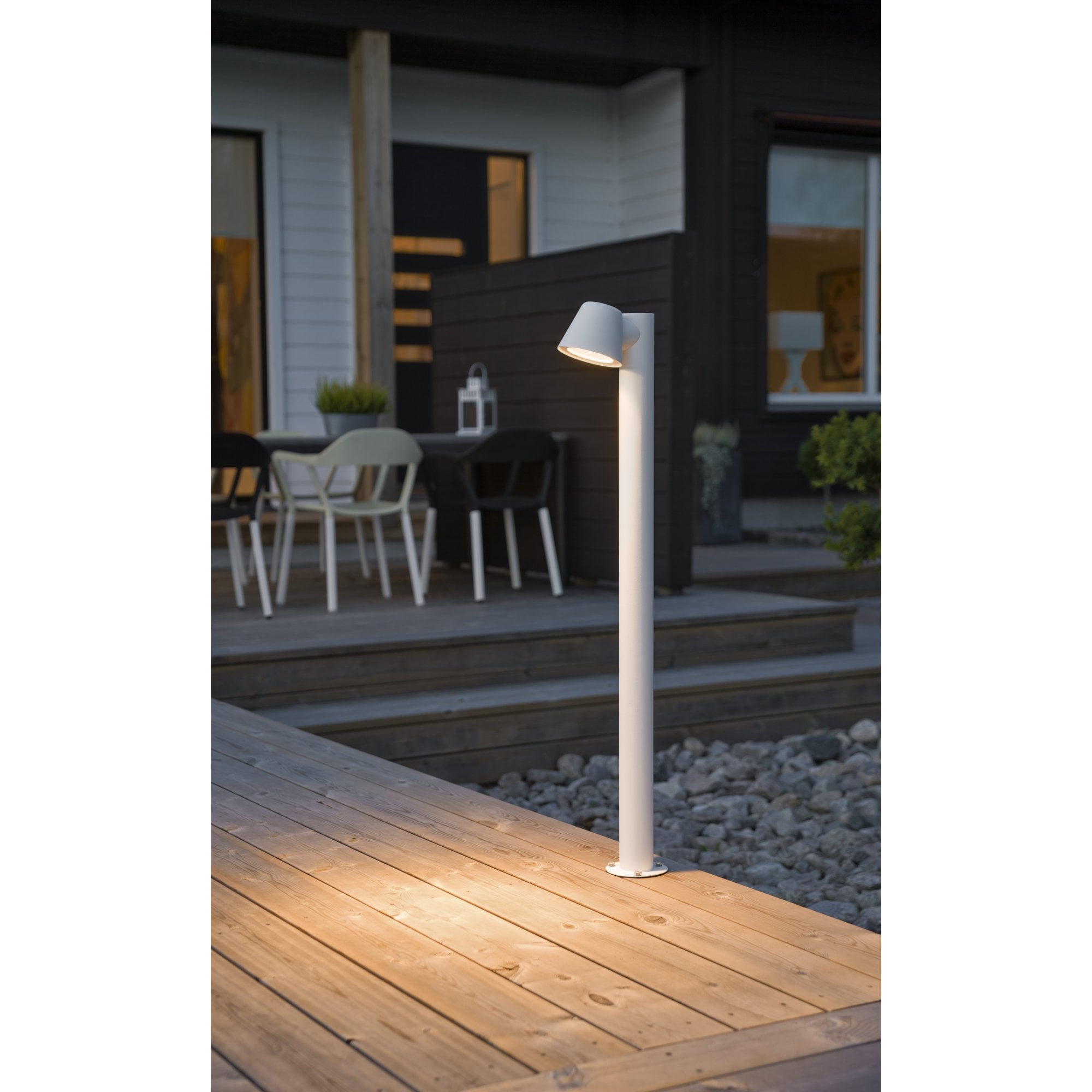 Konstsmide Trieste Short Post Light - Matt White