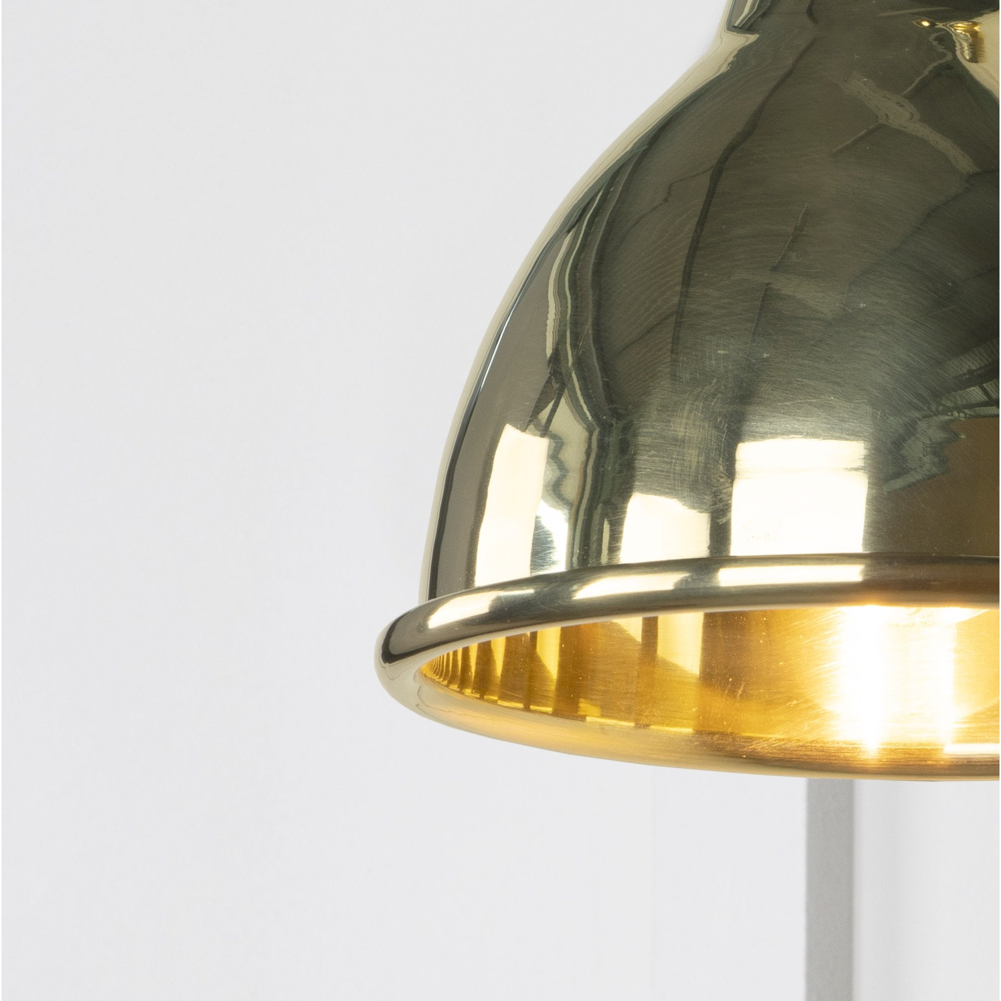 From The Anvil Smooth Brass Brindley Wall Light