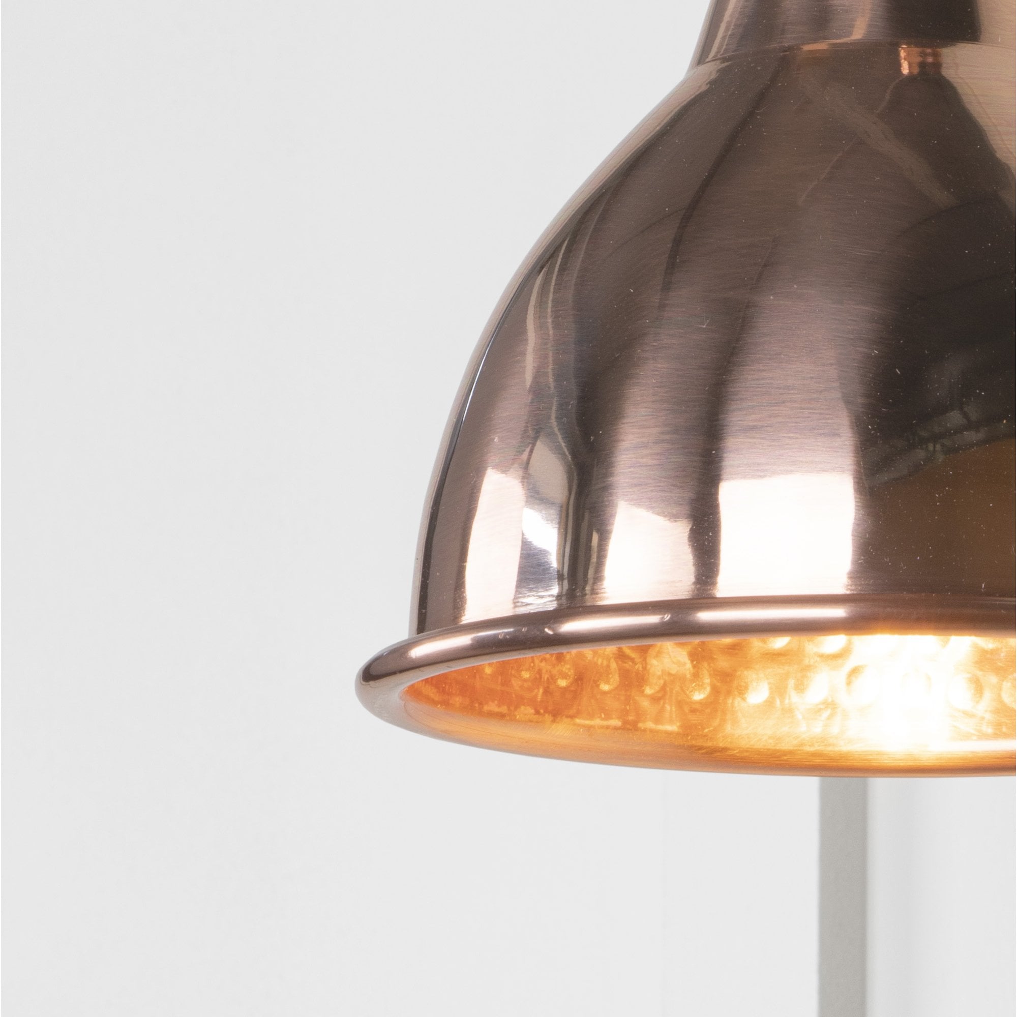 From The Anvil Hammered Copper Brindley Wall Light