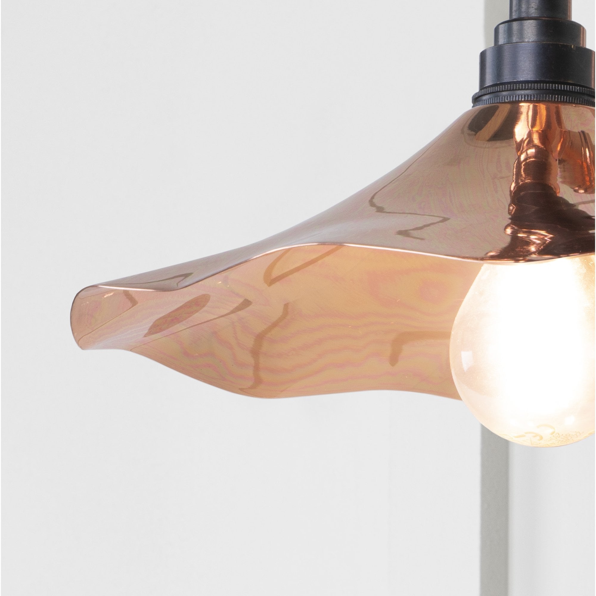 From The Anvil Smooth Copper Flora Wall Light