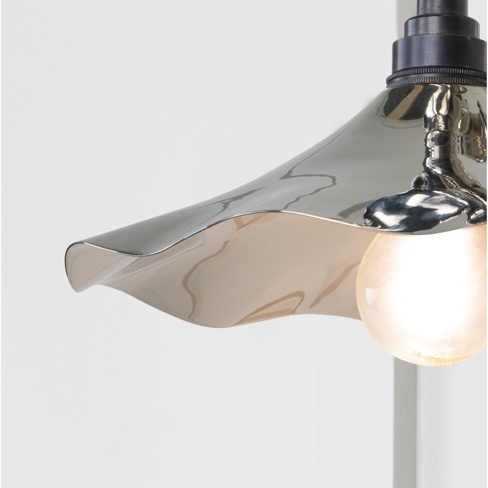 From The Anvil Smooth Nickel Flora Wall Light
