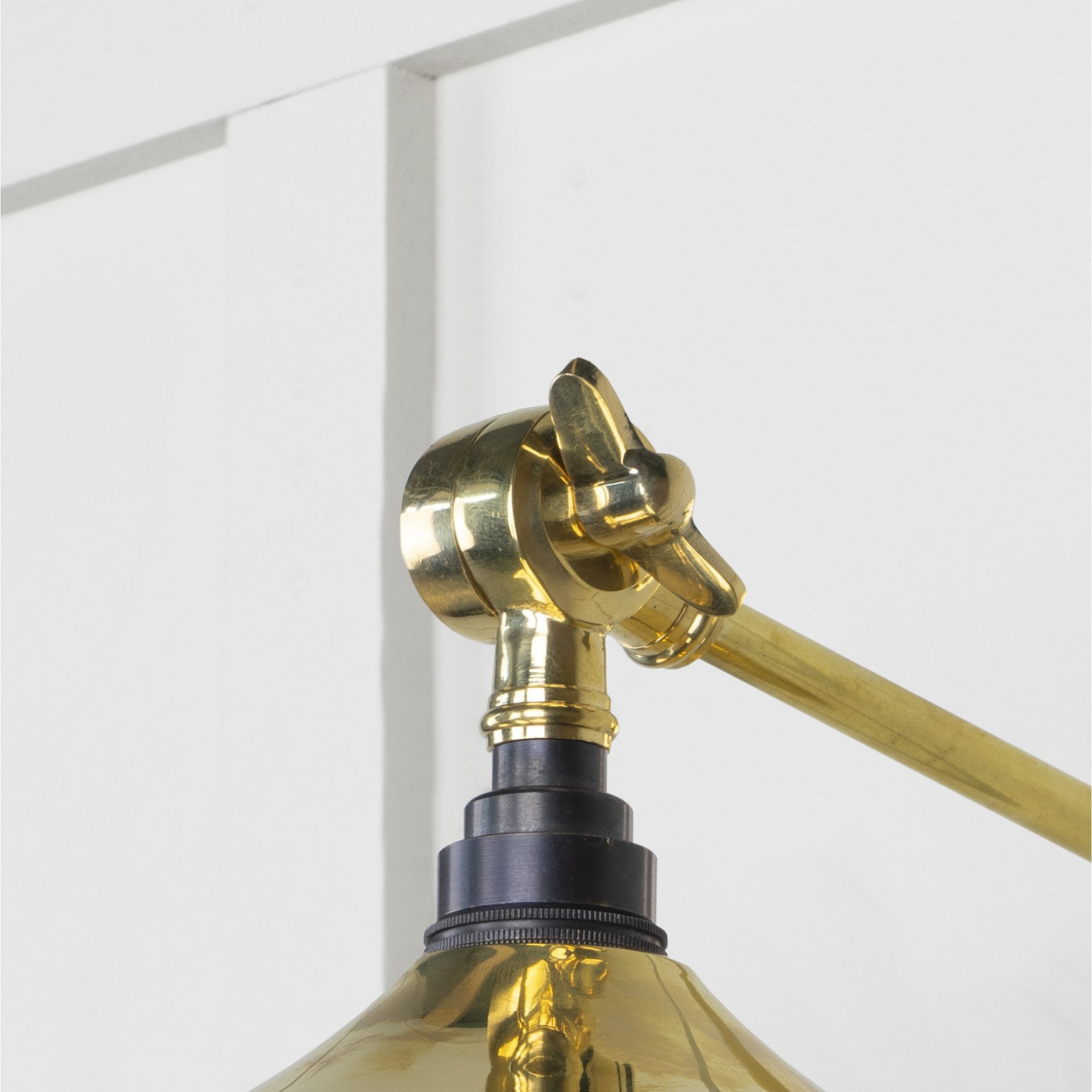 From The Anvil Smooth Brass Flora Wall Light