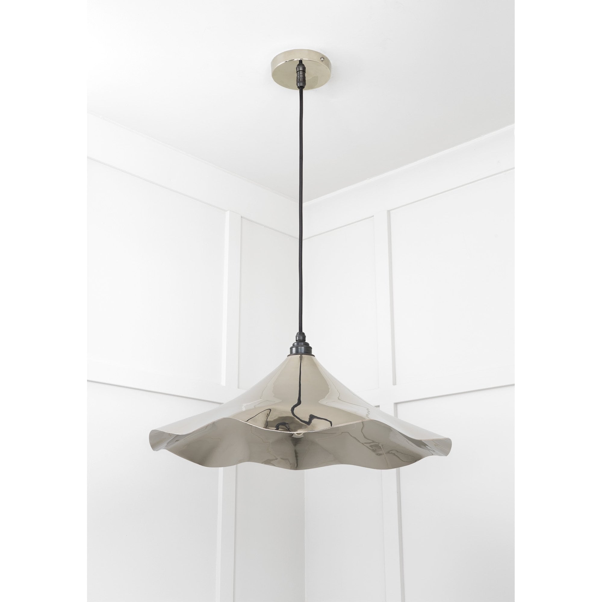 From The Anvil Smooth Nickel Flora Pendant