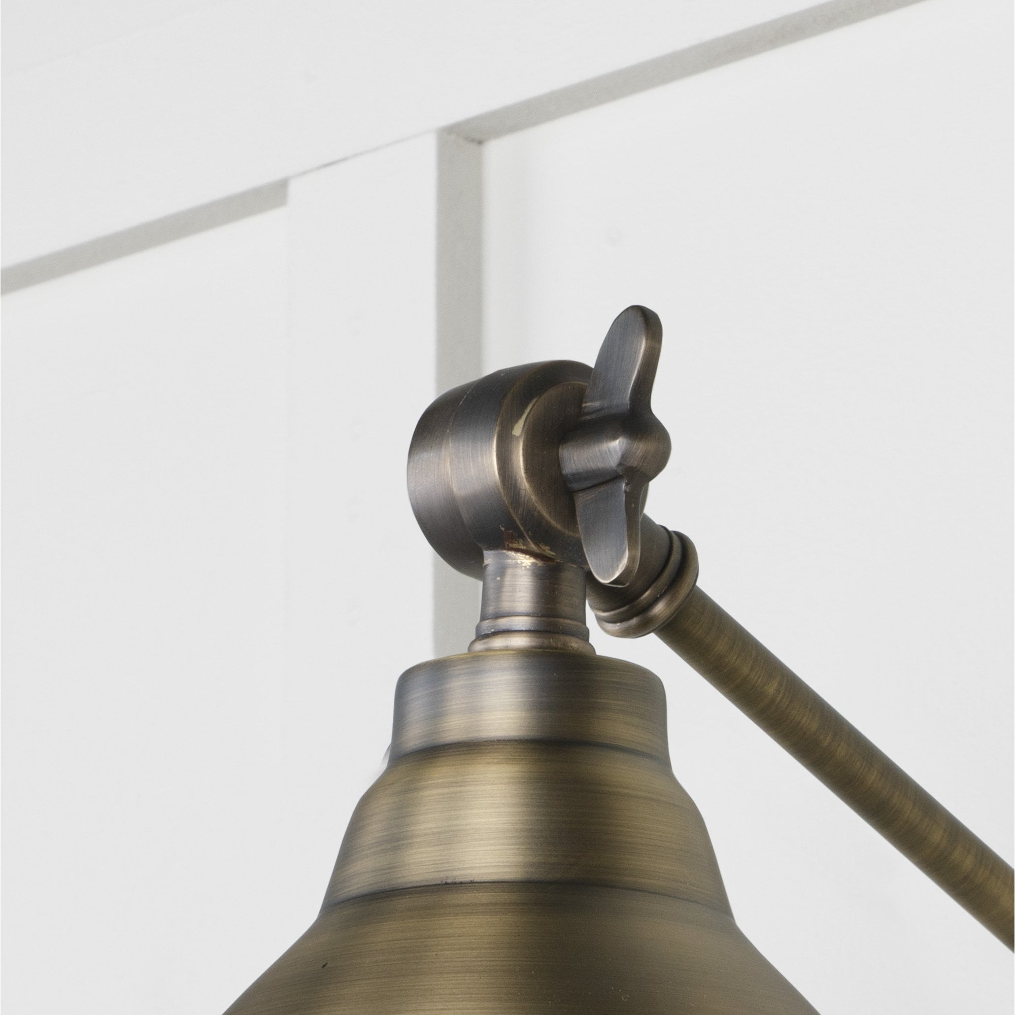 From The Anvil Aged Brass Brindley Wall Light