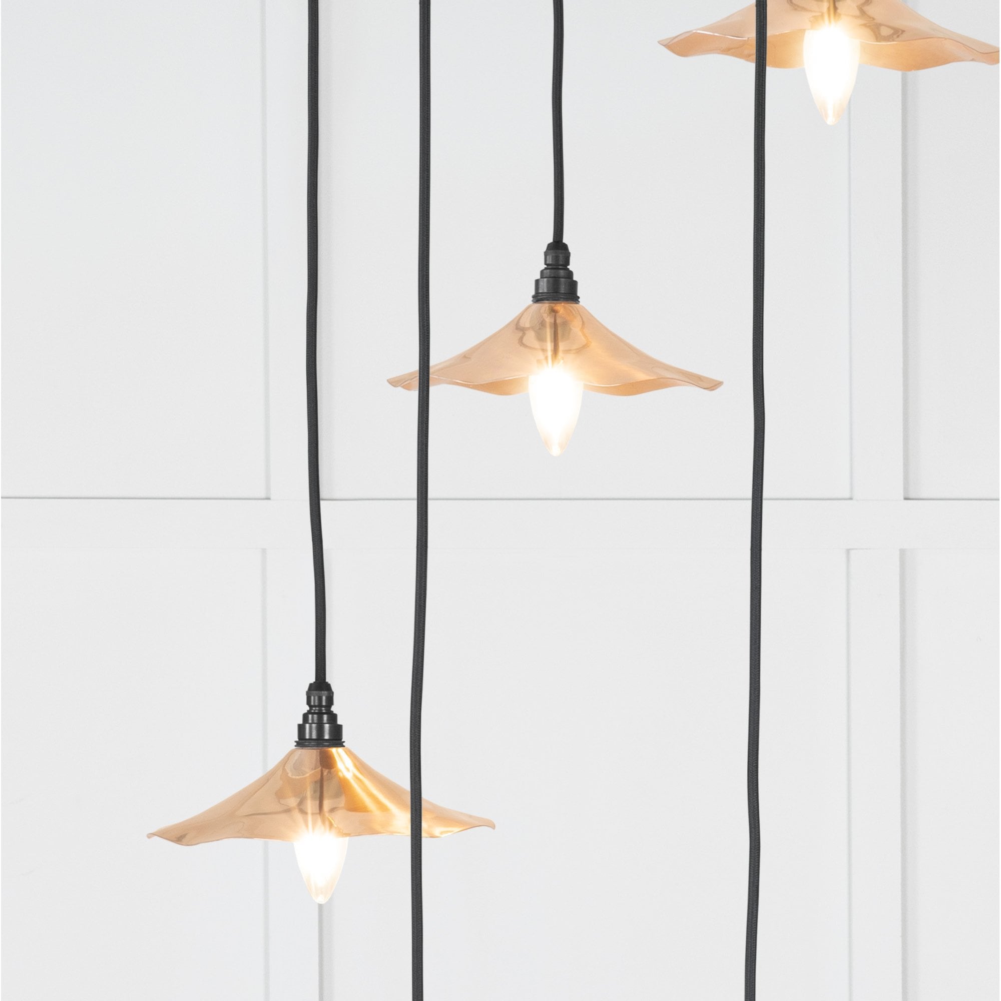 From The Anvil Smooth Copper Flora Cluster Pendant