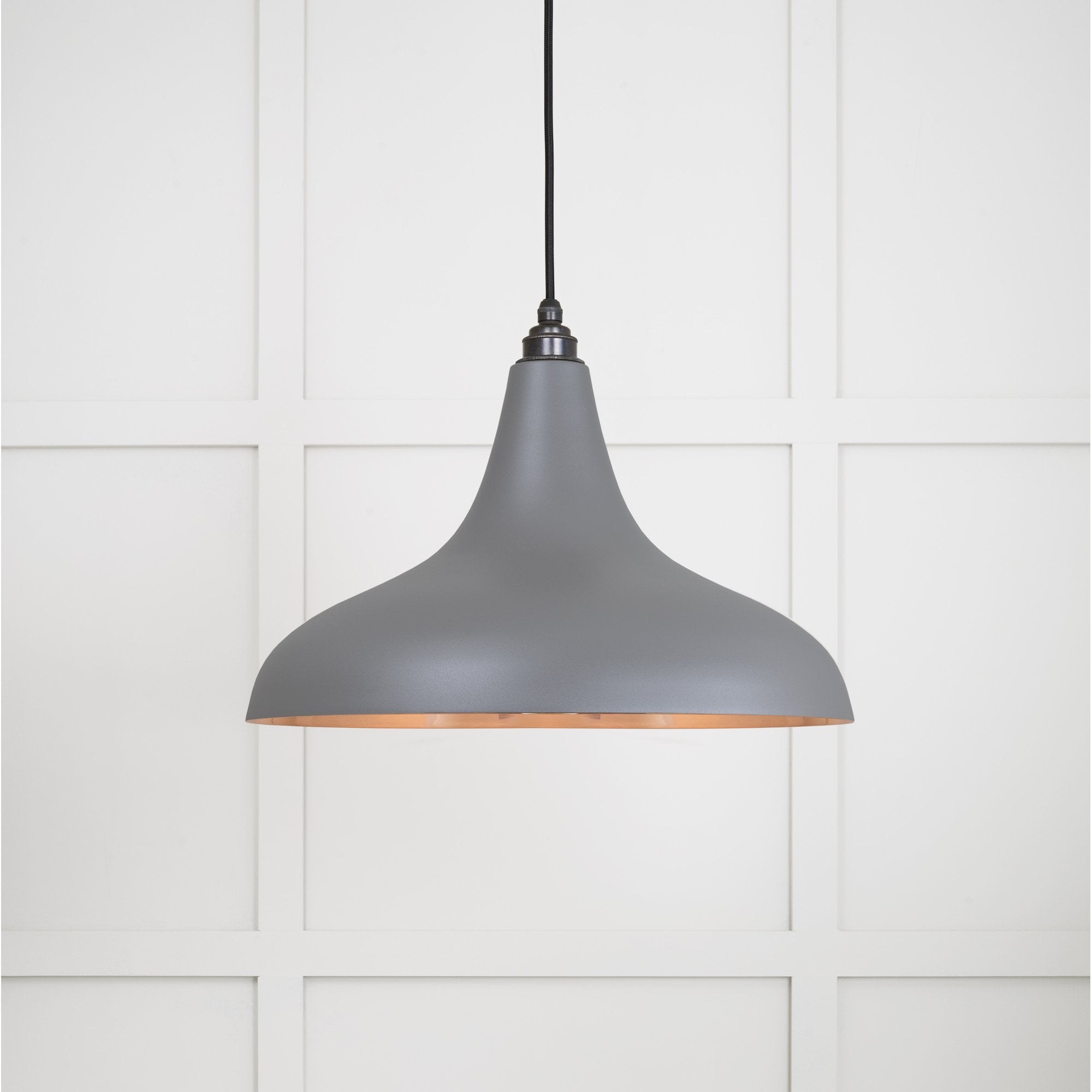 From The Anvil Smooth Copper Frankley Pendant - Bluff (Warm Grey)