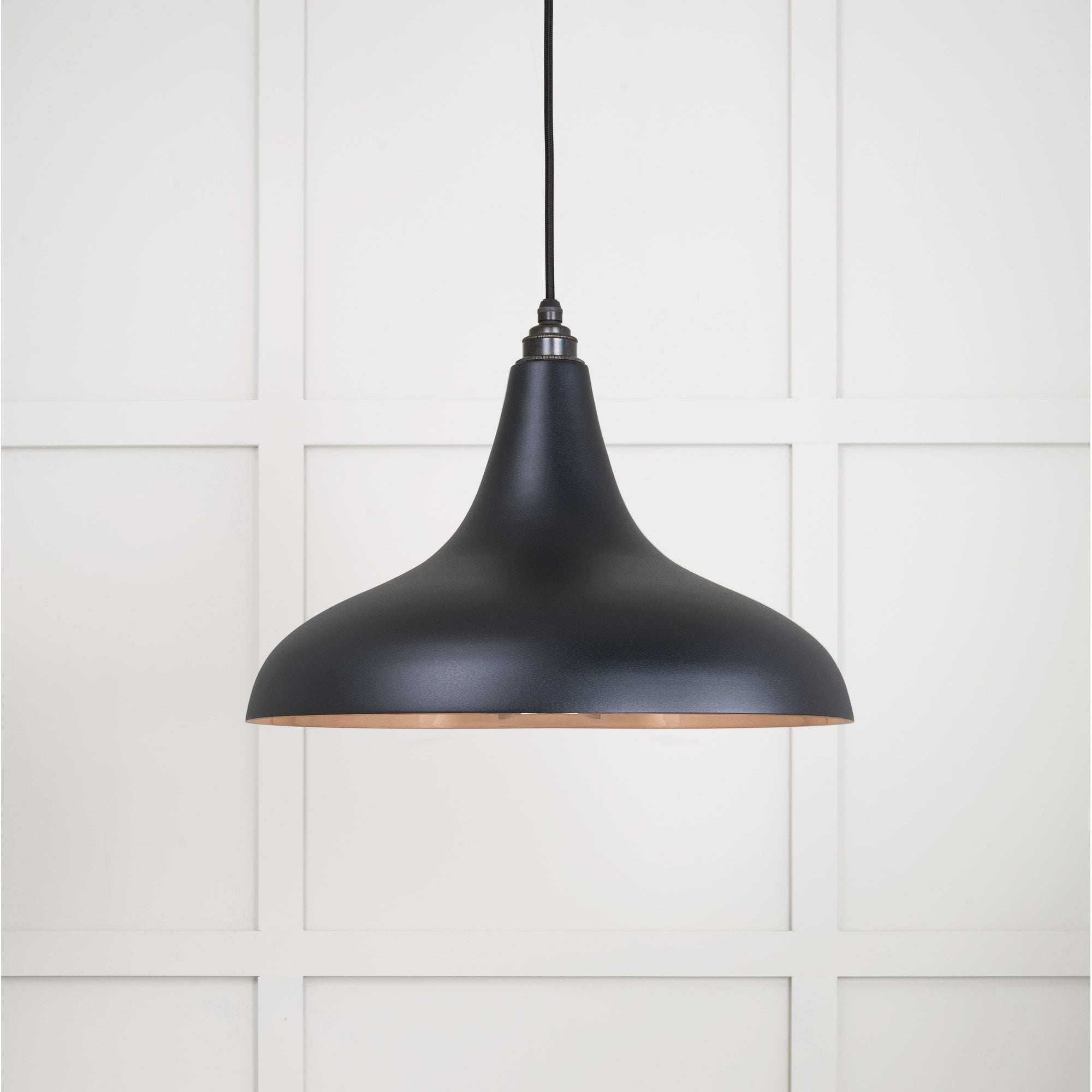 From The Anvil Smooth Copper Frankley Pendant - Elan Black