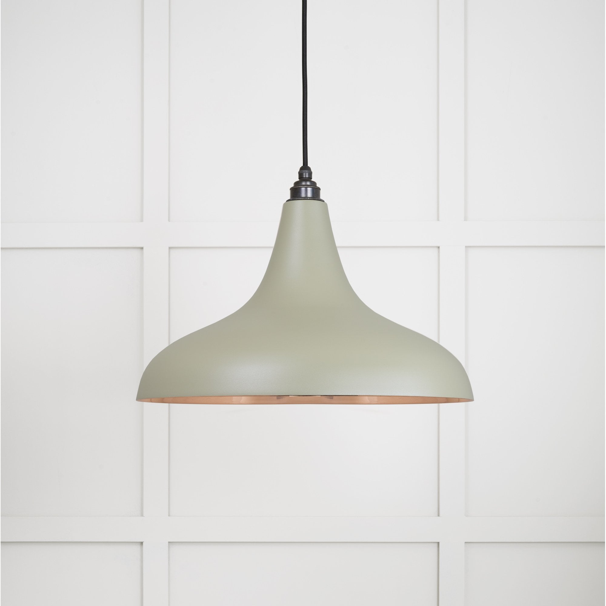 From The Anvil Smooth Copper Frankley Pendant - Tump (Pale Green)