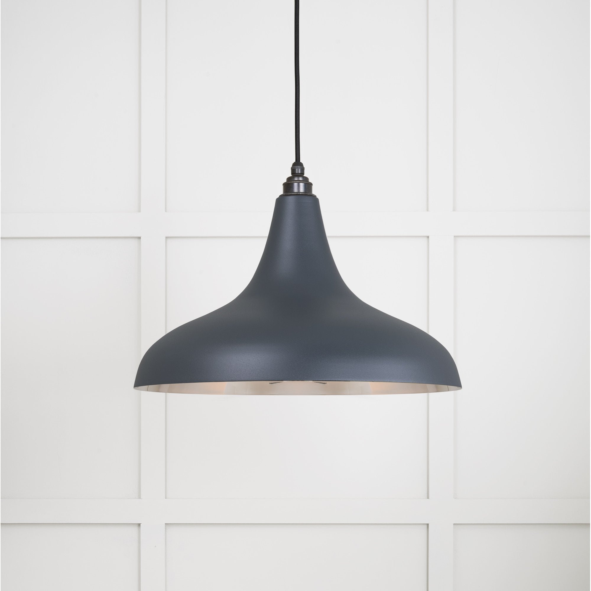 From The Anvil Smooth Nickel Frankley Pendant - Soot (Dark Grey)
