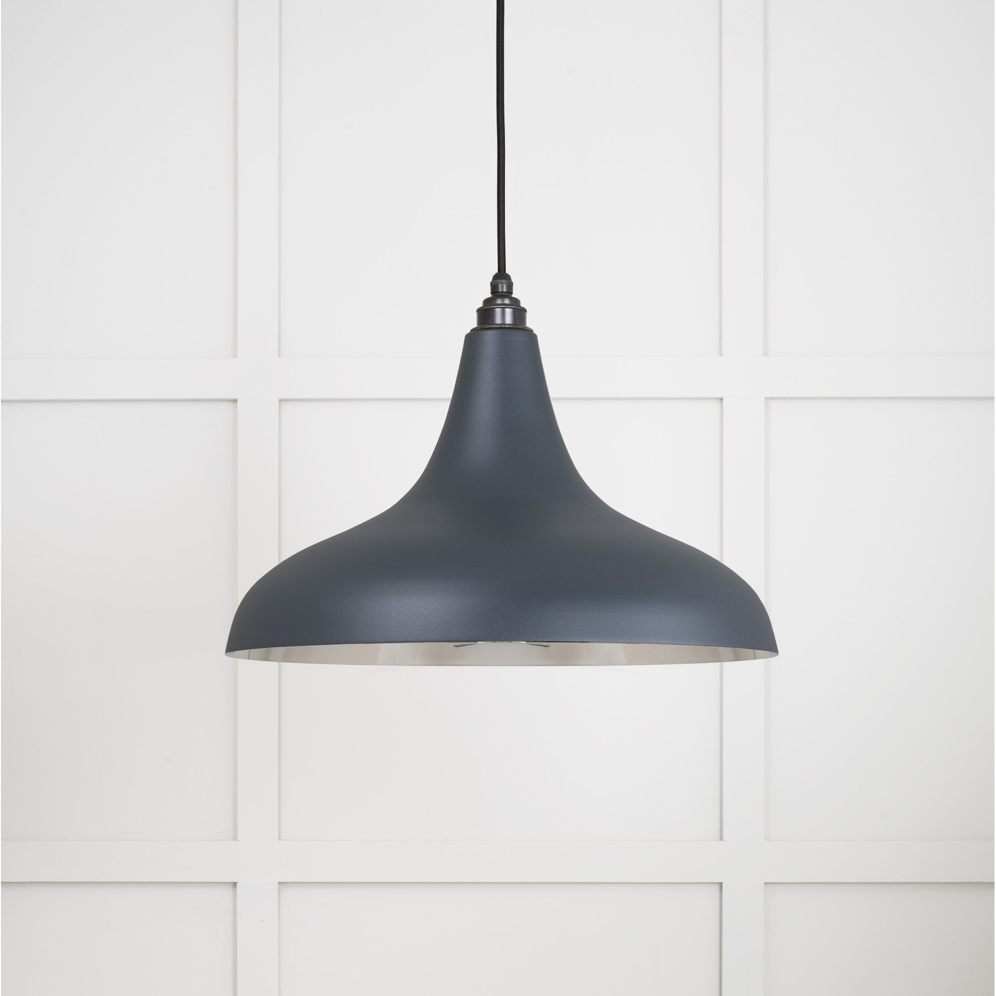 From The Anvil Smooth Nickel Frankley Pendant - Soot (Dark Grey)