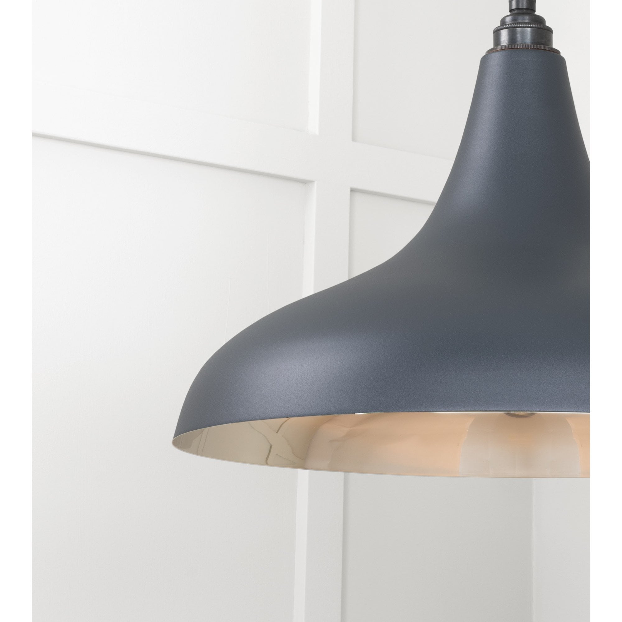 From The Anvil Smooth Nickel Frankley Pendant - Soot (Dark Grey)