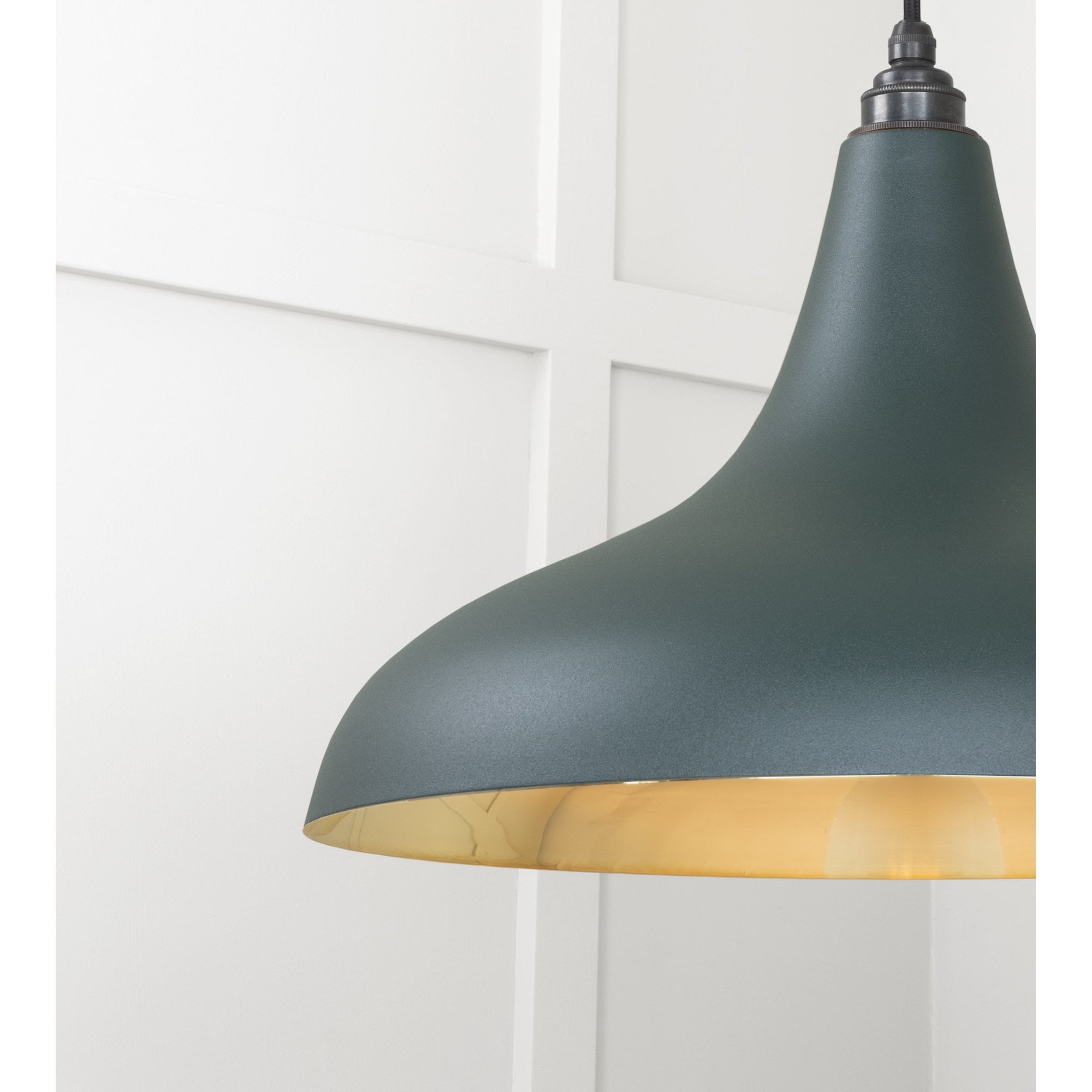 From The Anvil Smooth Brass Frankley Pendant - Dingle (Rich Green)