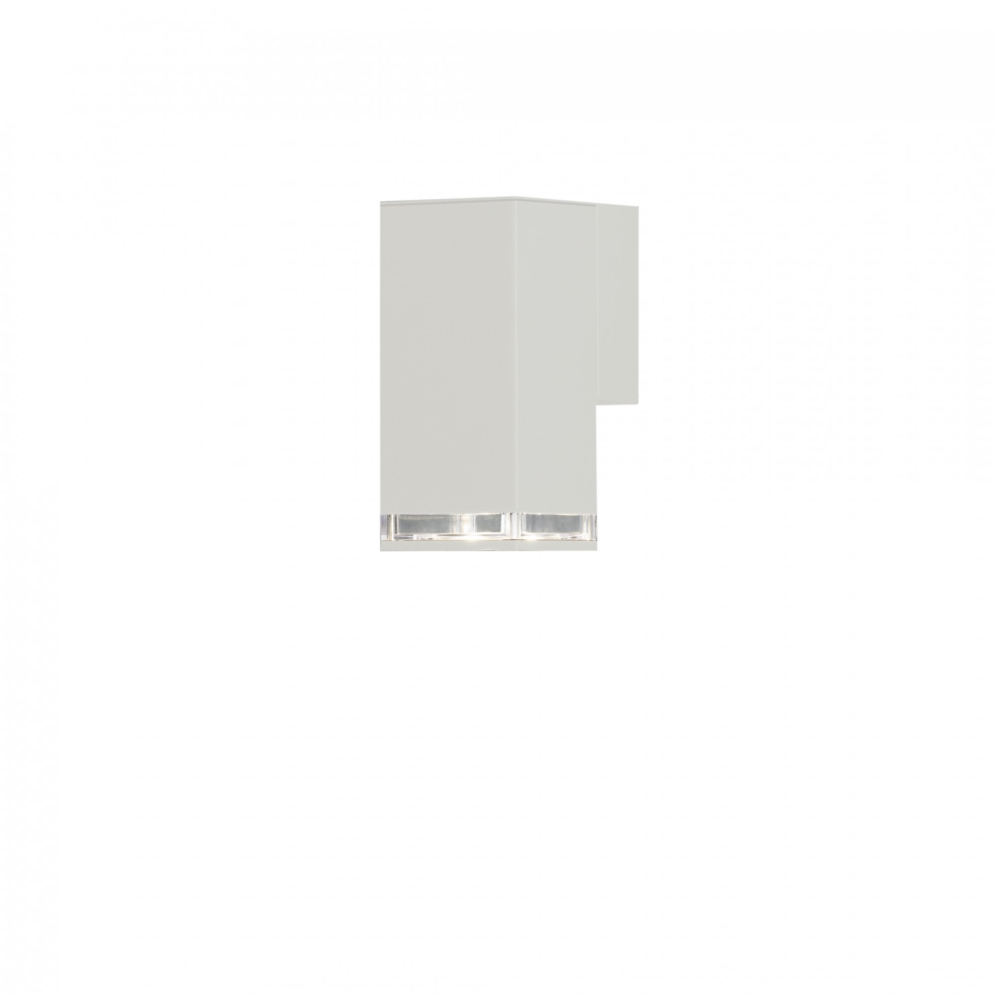 Konstsmide Pollux Single Ring Down Wall Light - Matt White