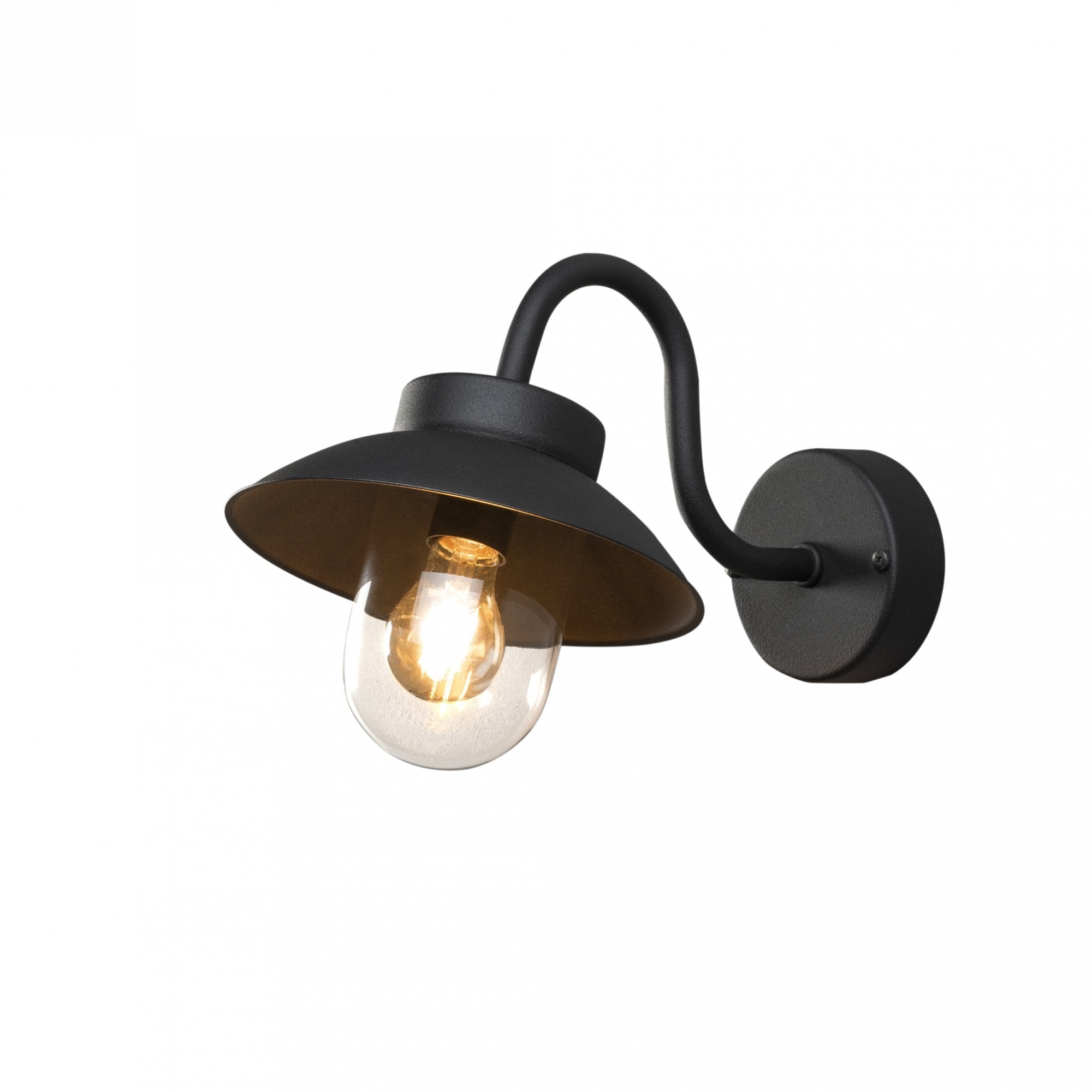 Konstsmide Vega Mini Wall Light - Matt Black