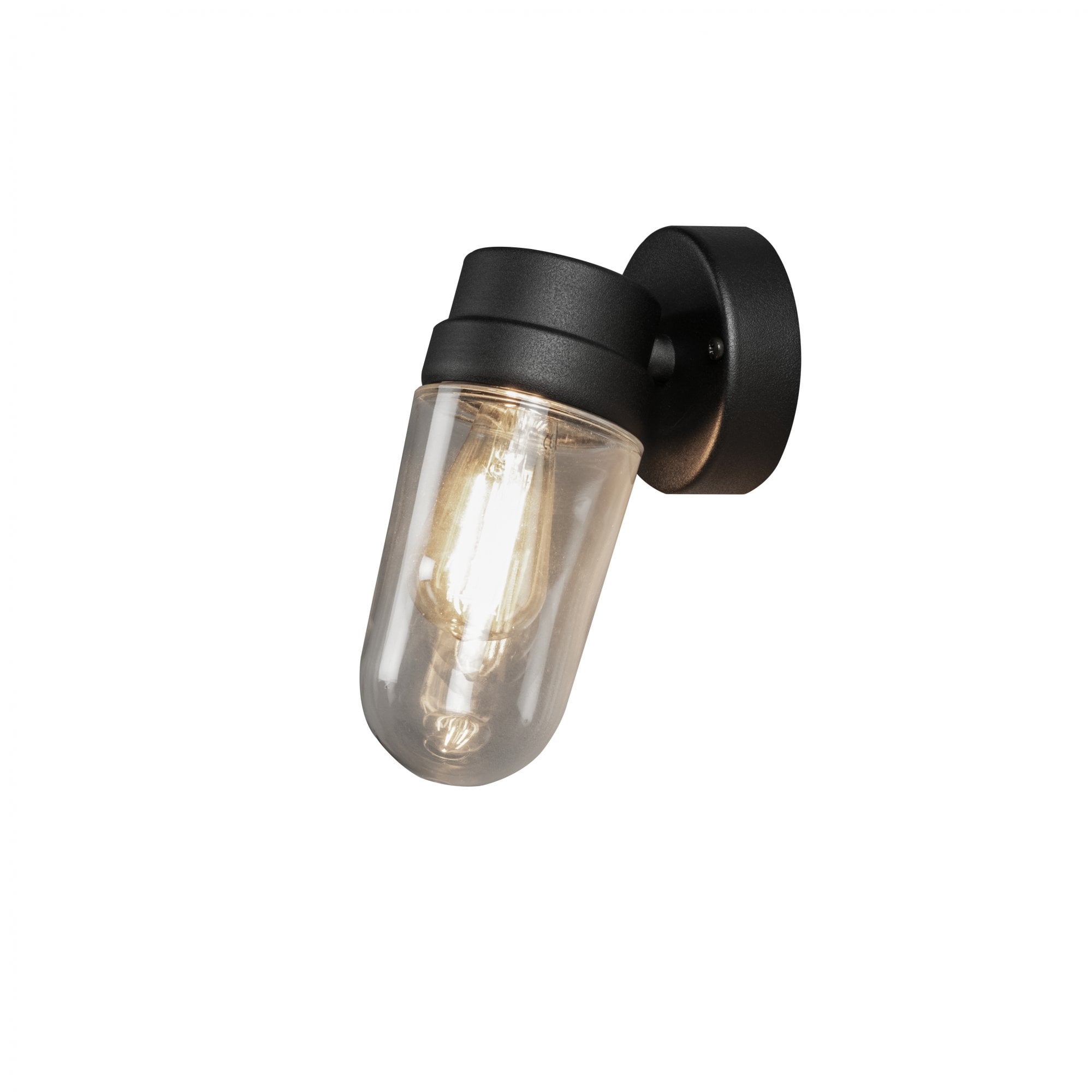 Konstsmide Vega Wall Light - Black