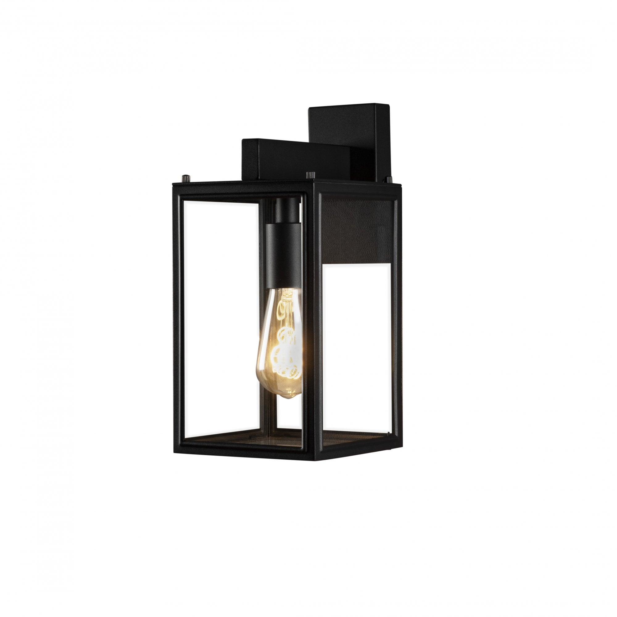 Konstsmide Carpi Wall Lantern - Matt Black