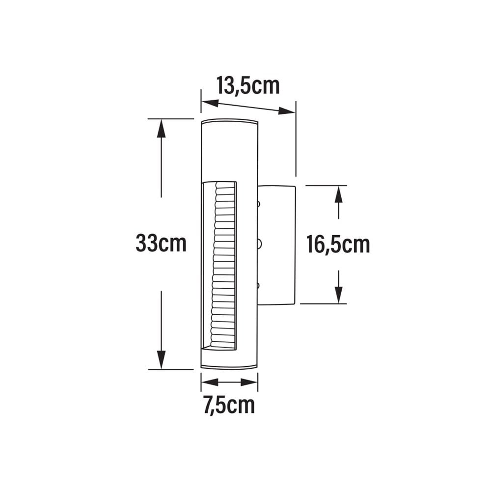Konstsmide Udine LED Wall Light - White