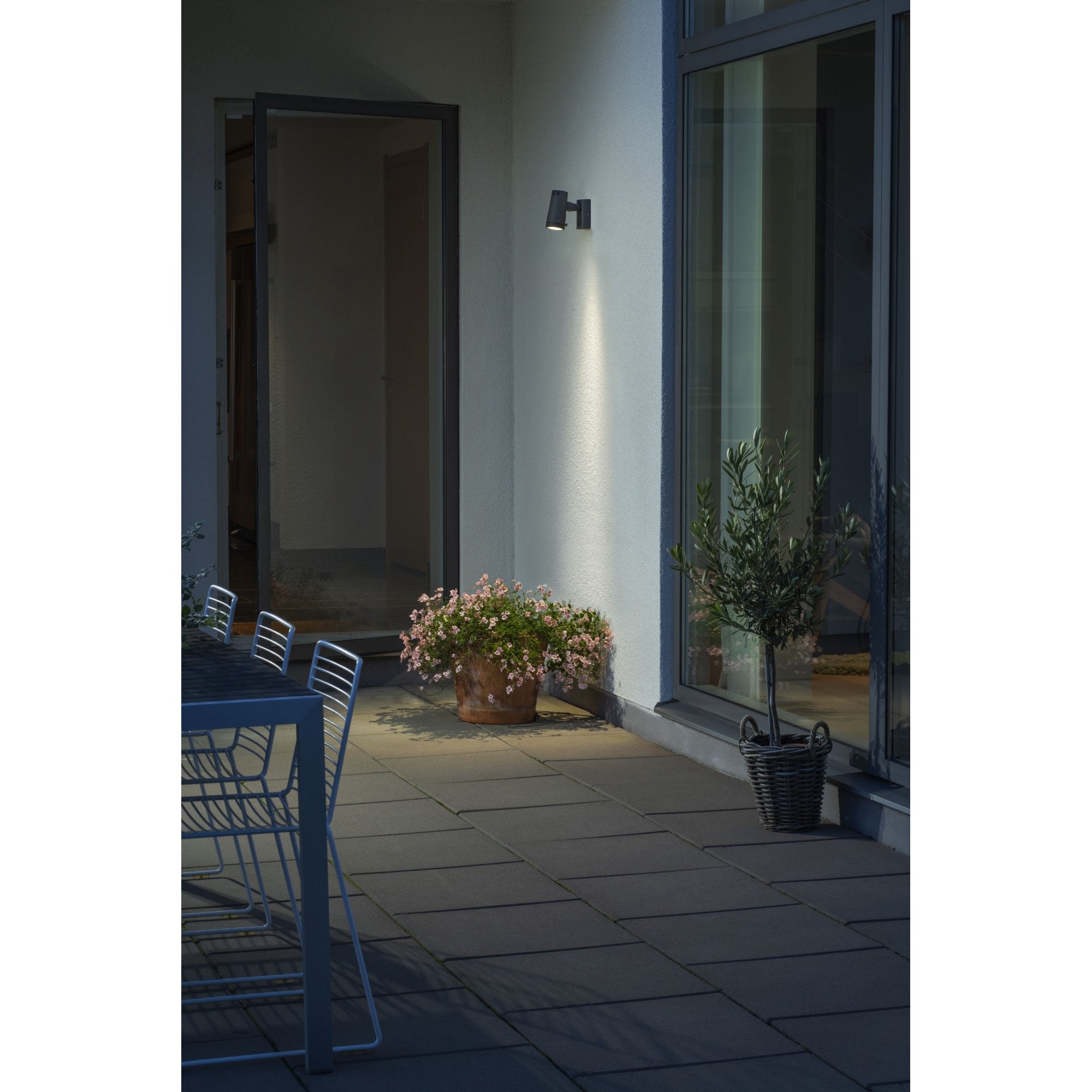 Konstsmide Andria High Power LED Wall Light - Anthracite