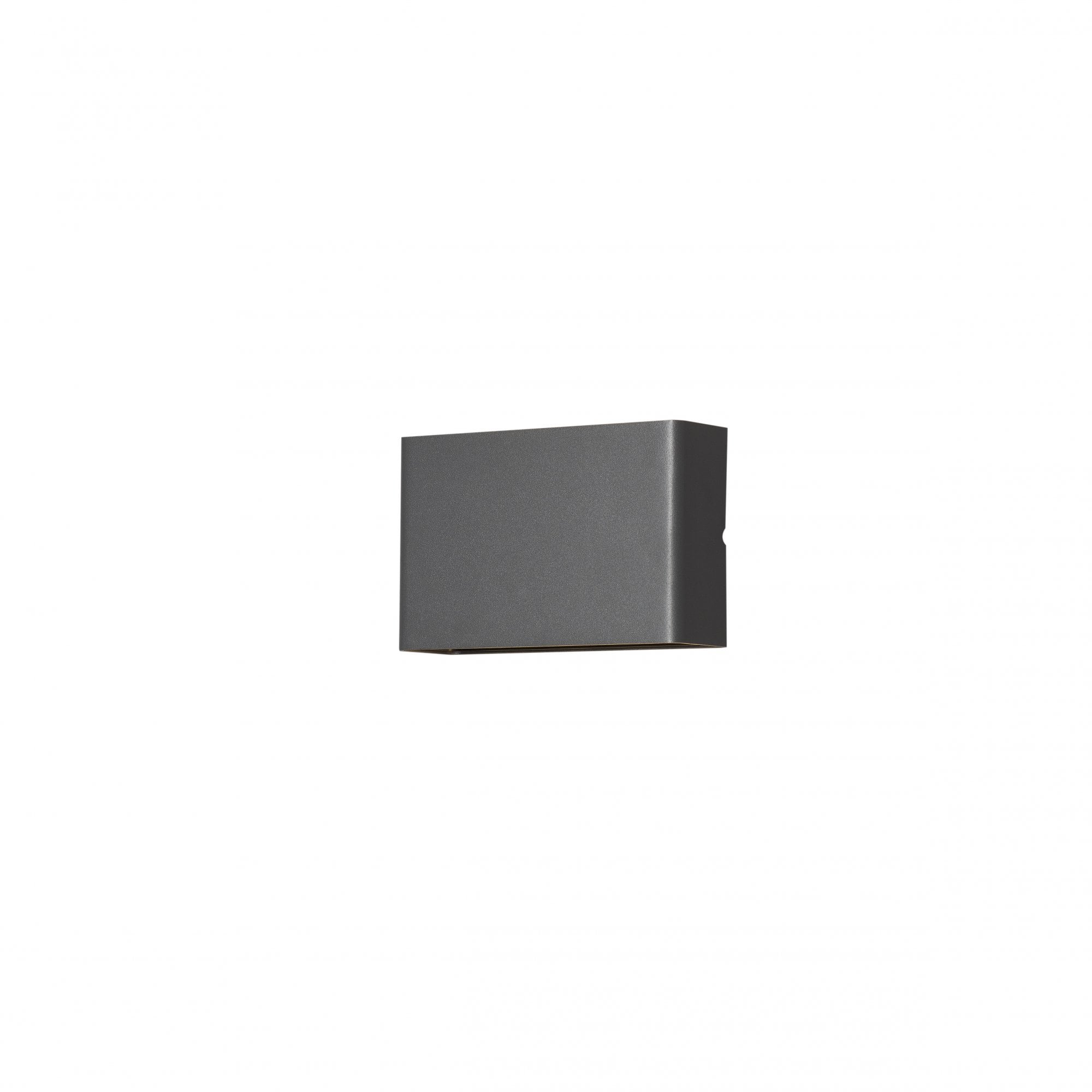 Konstsmide Chieri Rectangular LED Wall Light - Anthracite