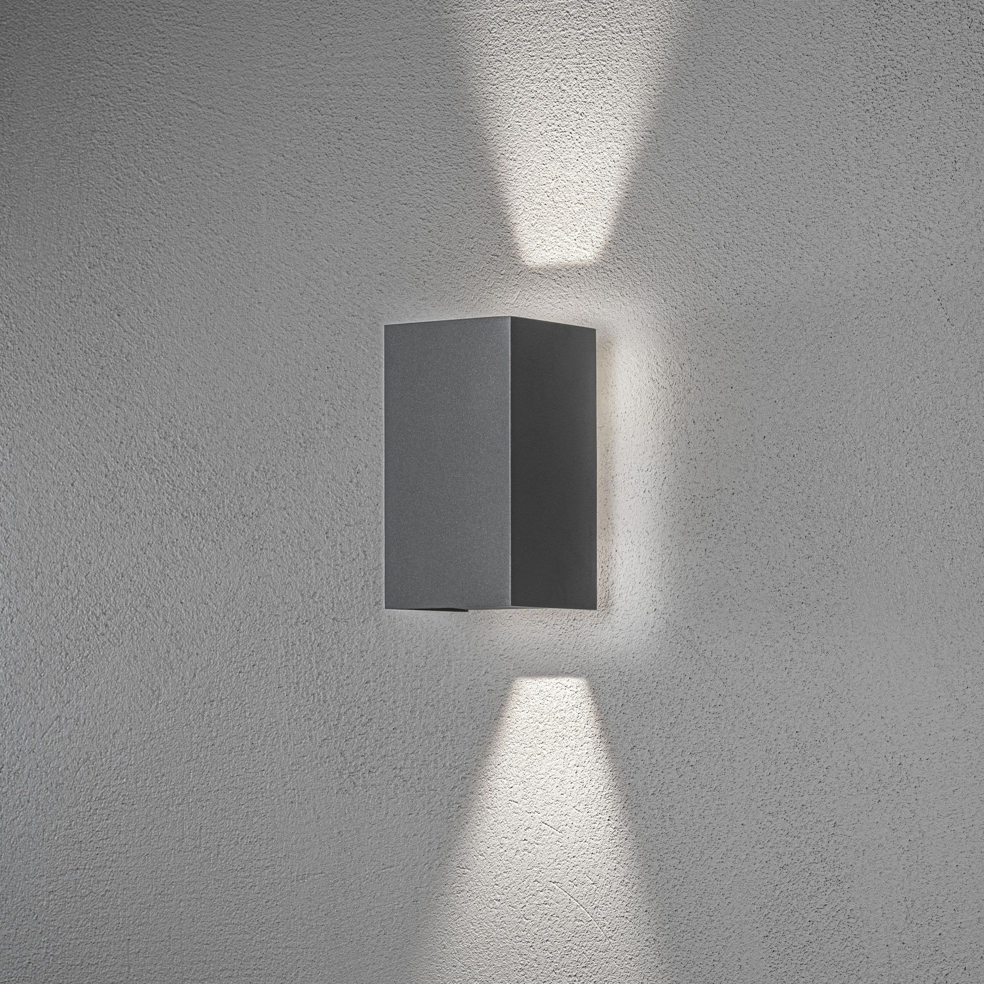Konstsmide Cremona LED Wall Light with Backlight - Anthracite