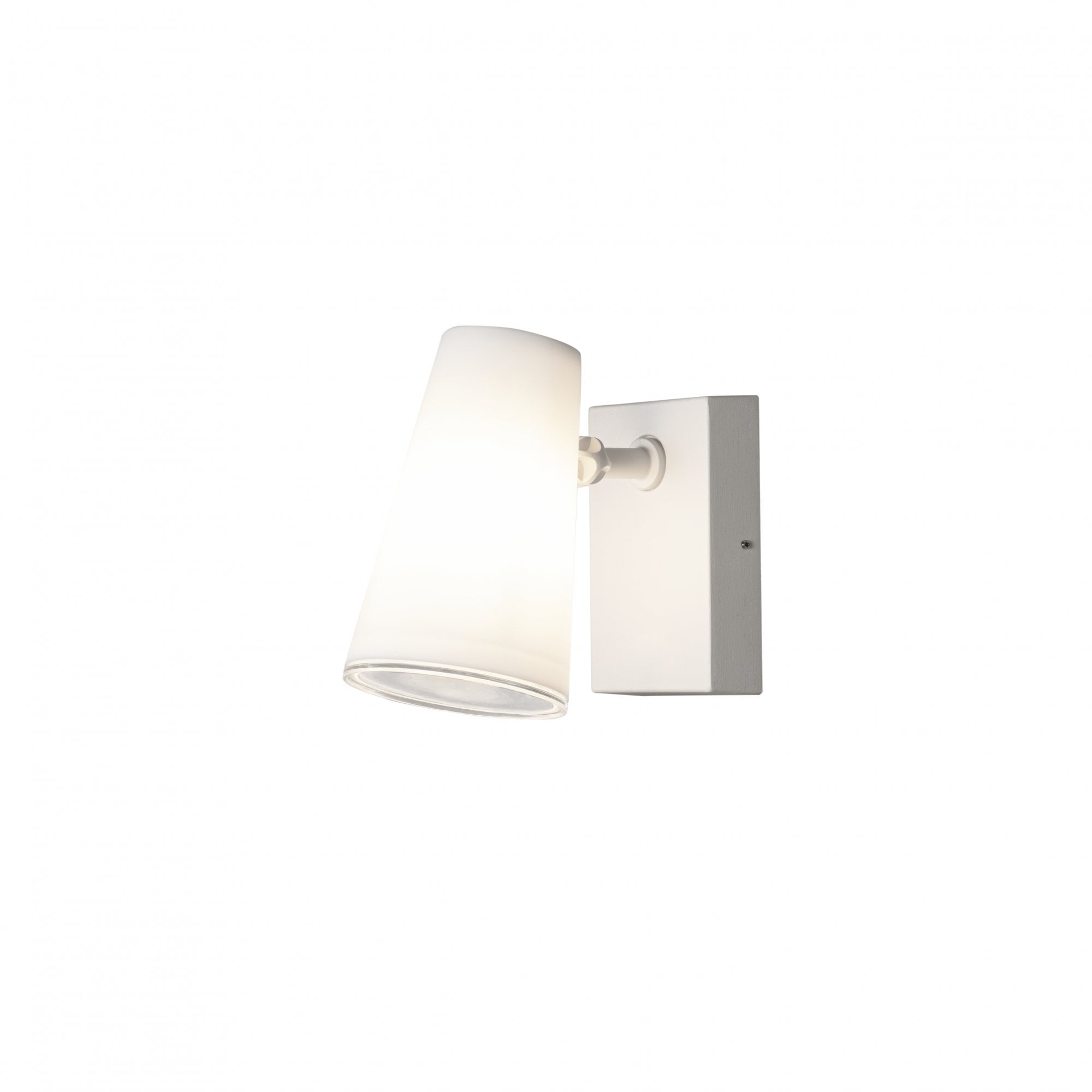 Konstsmide Fano Adjustable Wall Light - Matt White