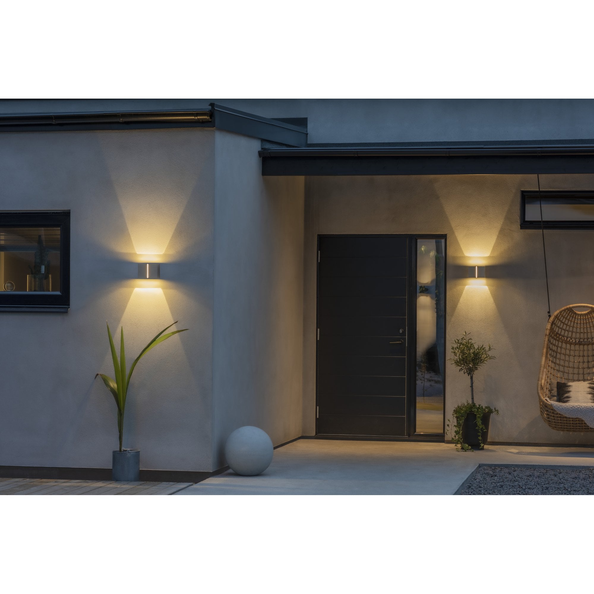 Konstsmide Pavia LED Wall Light - Anthracite