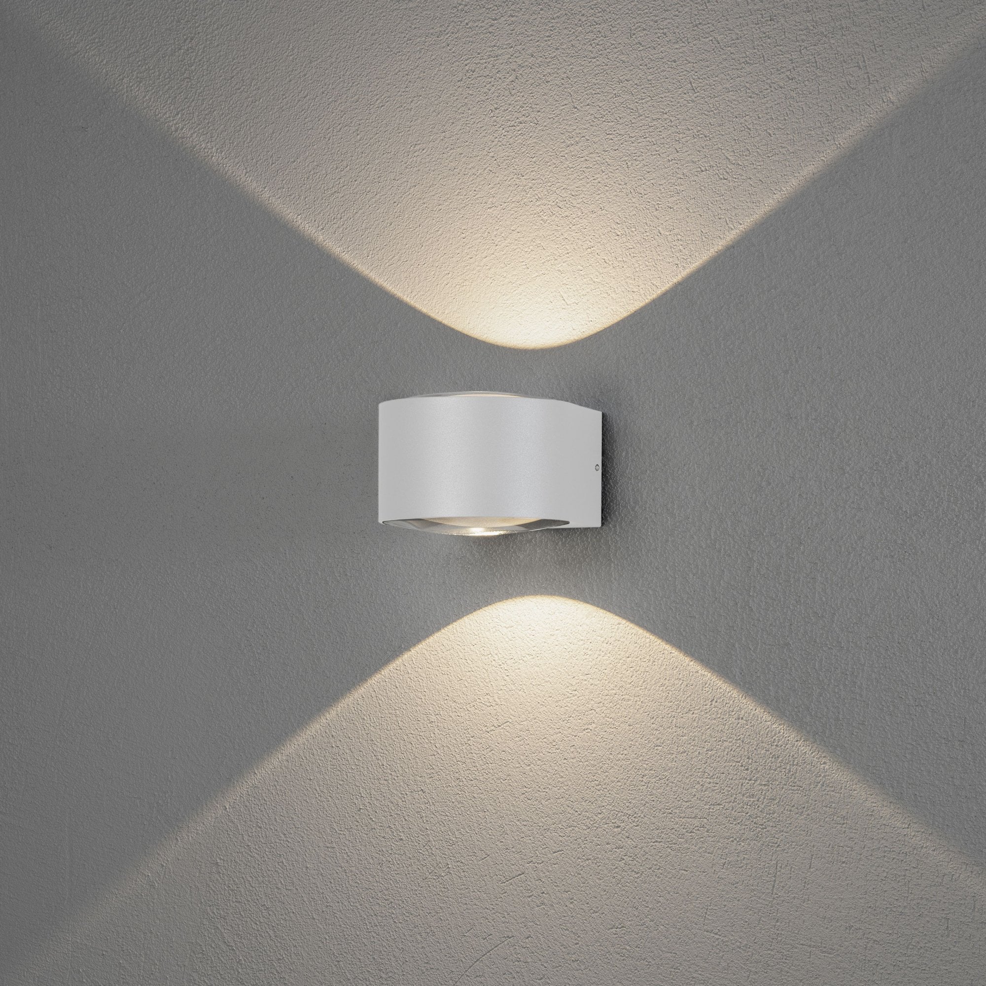 Konstsmide Gela LED Up/Down Wall Light - Matt White
