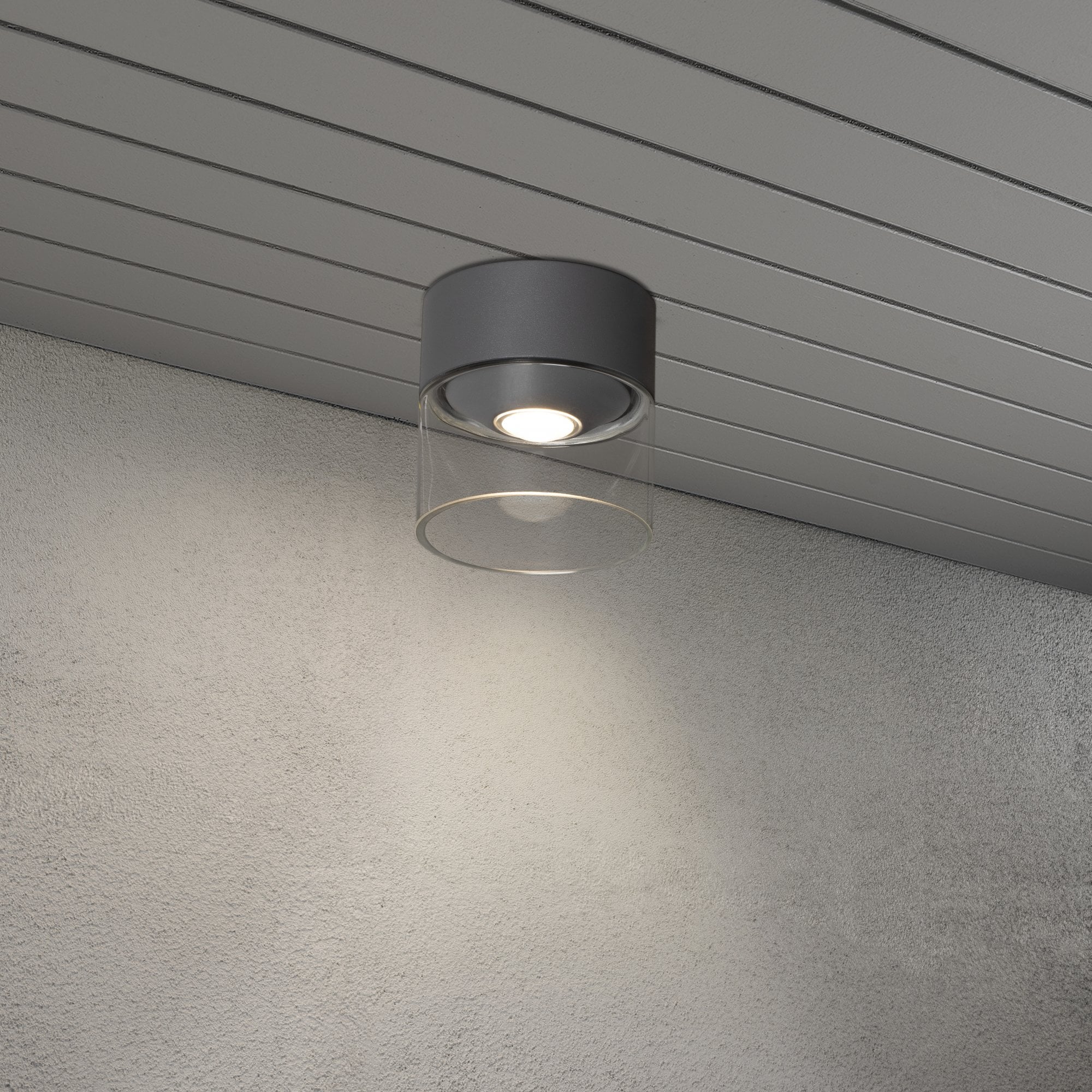 Konstsmide Verase Ceiling Light - Anthracite