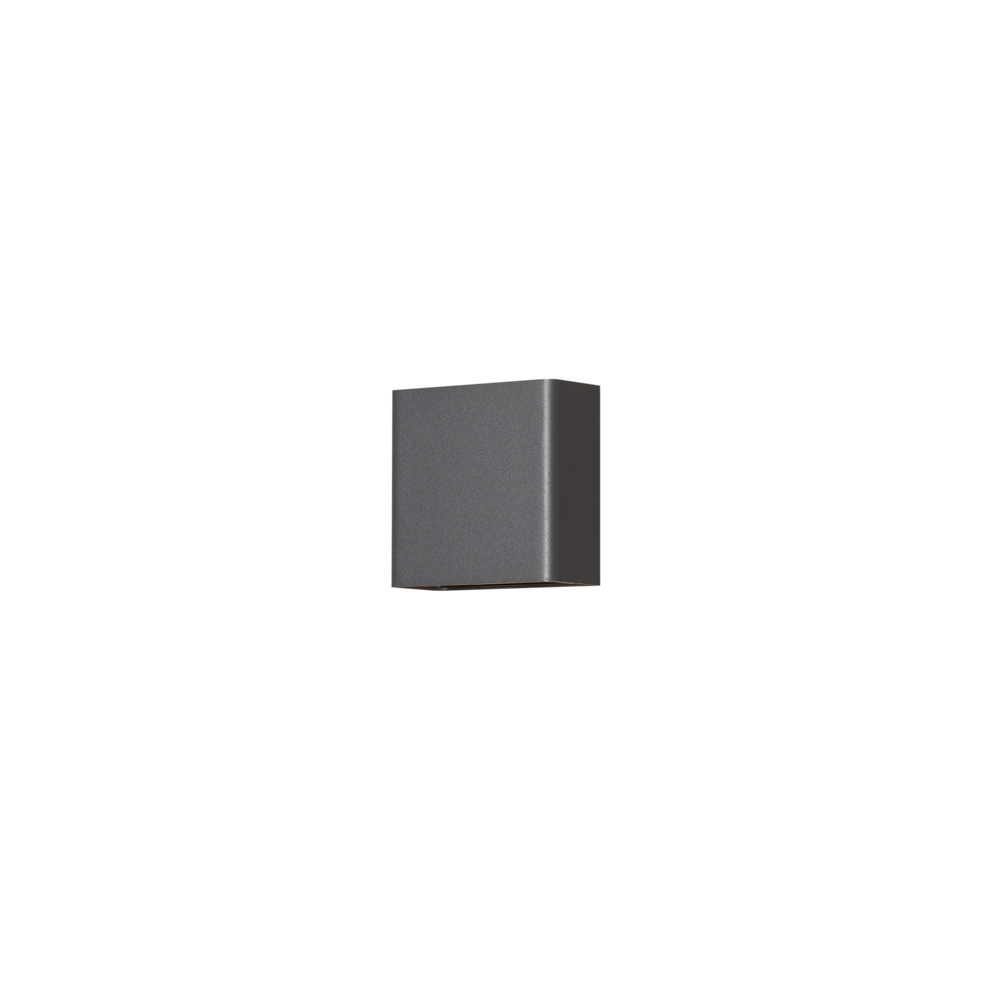 Konstsmide Chieri Square LED Wall Light - Anthracite