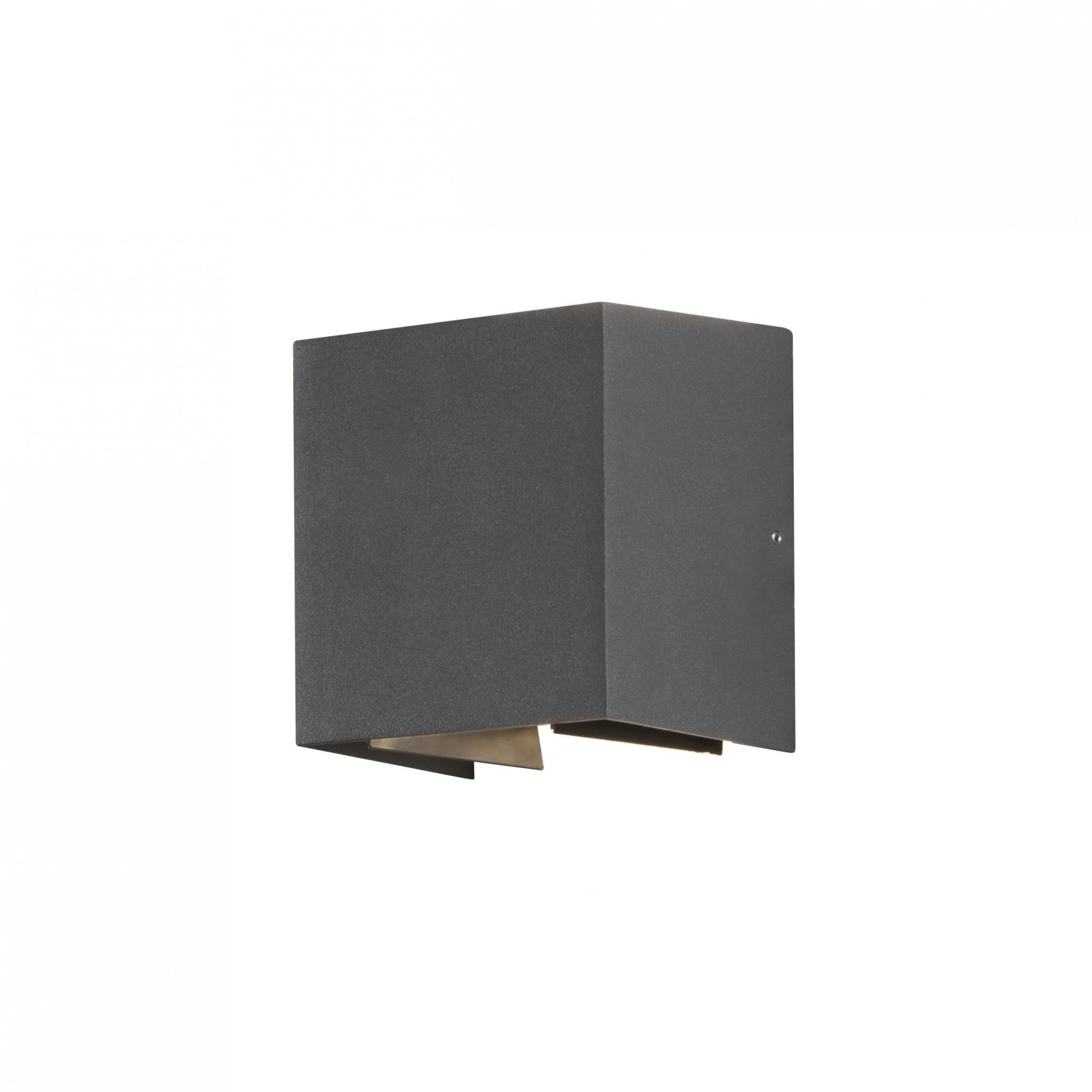 Konstsmide Cremona Square LED Up/Down Wall Light - Anthracite