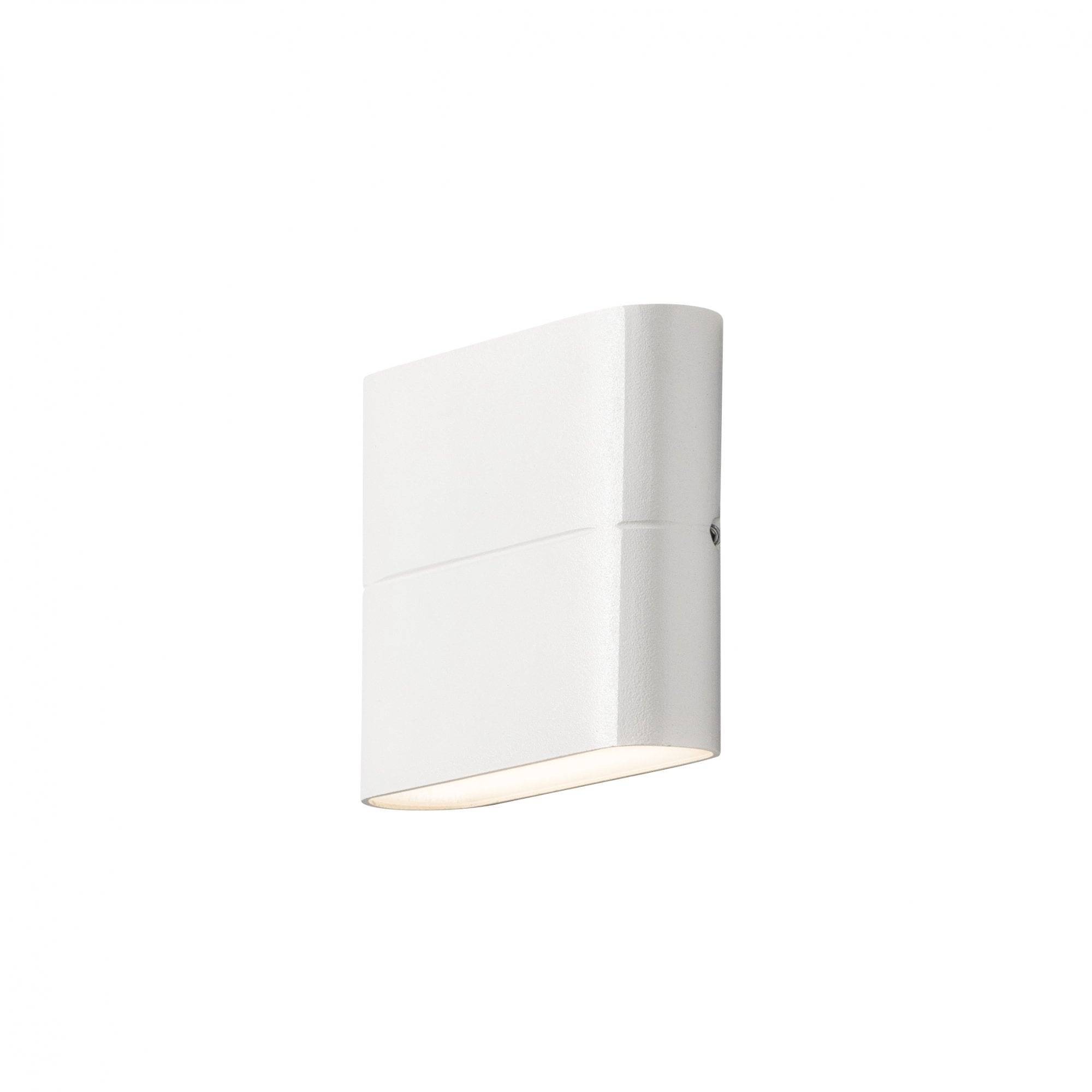 Konstsmide Chieri Narrow 9cm Oblong LED Wall Light - Matt White
