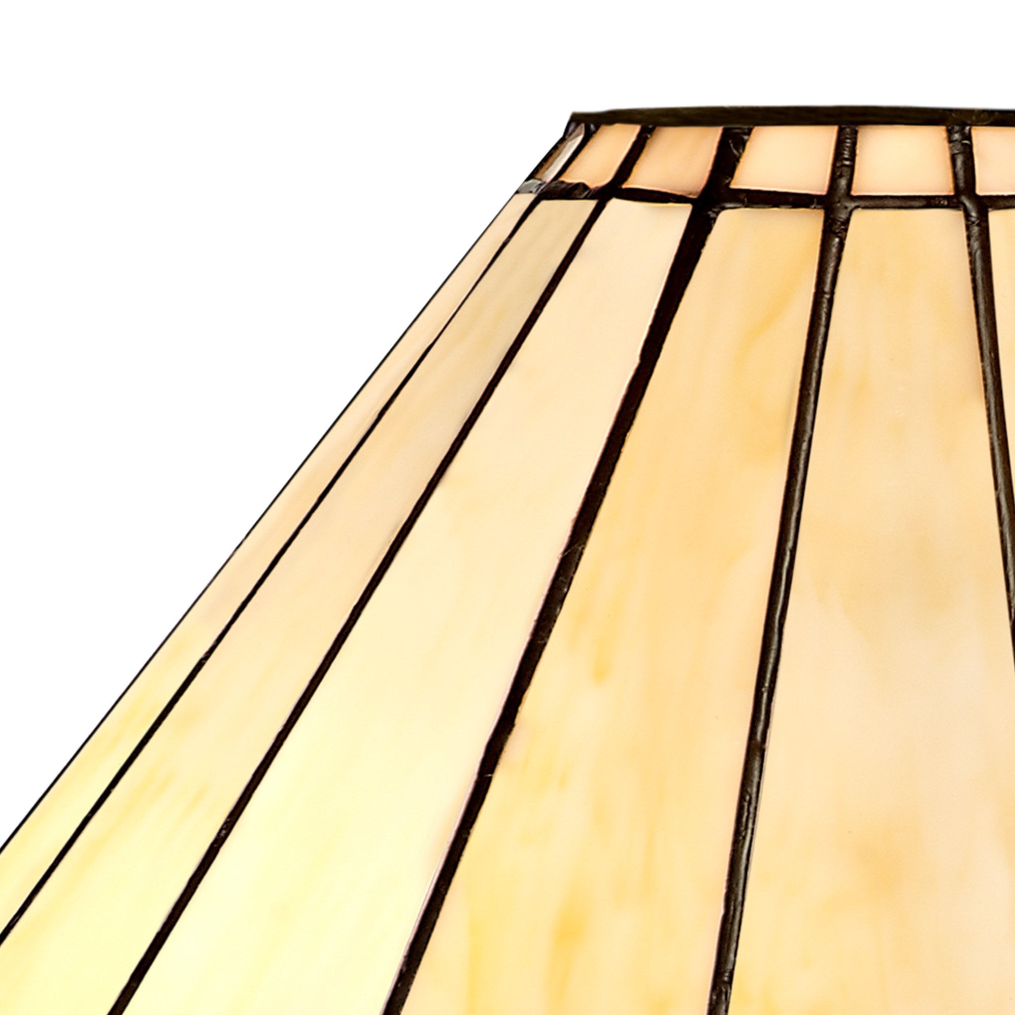 Fabula Amberley 30cm Tiffany Shade - Grey & Cream - Shade Only