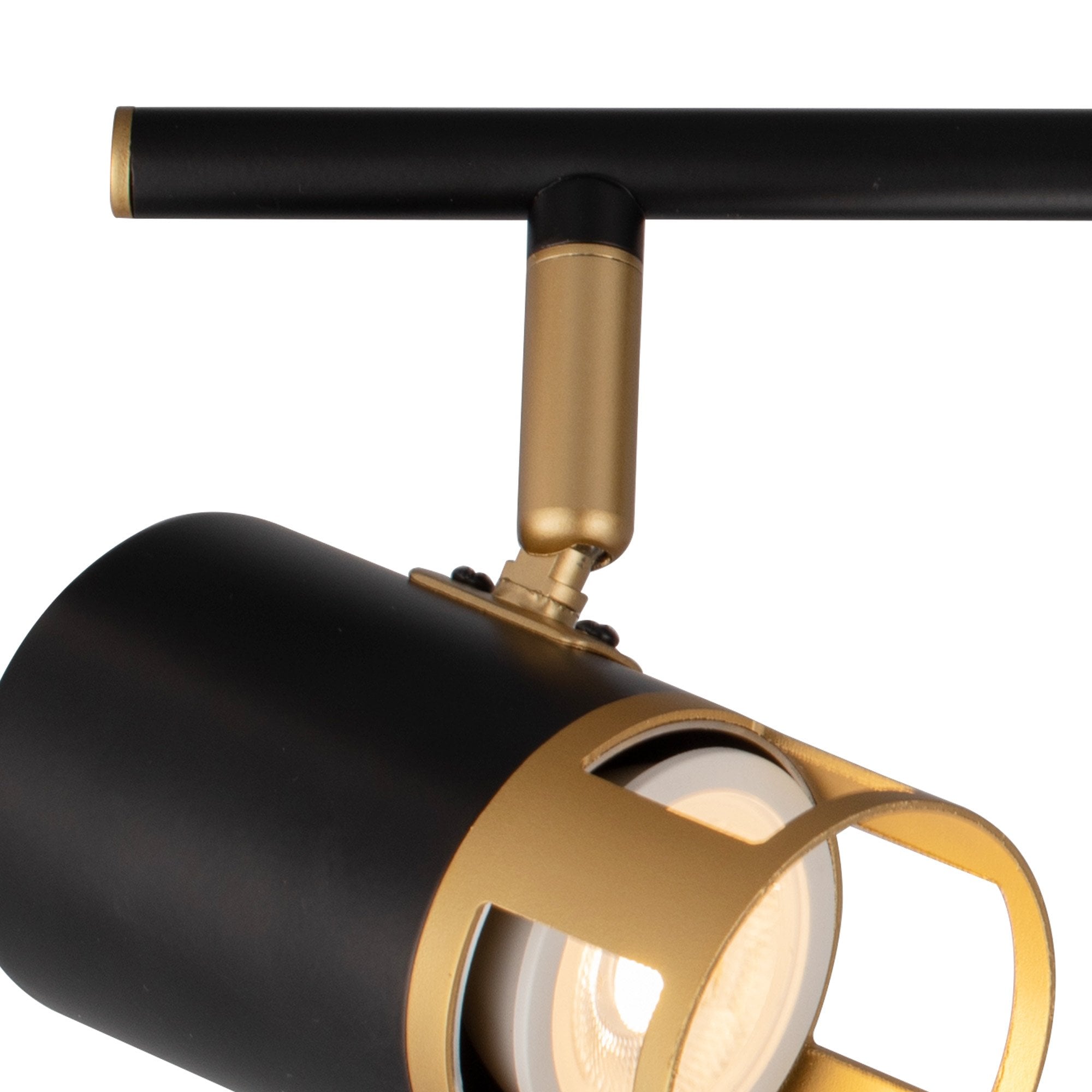 Fabula Amesbury 3 Light Linear Bar Spotlight - Black & Painted Gold