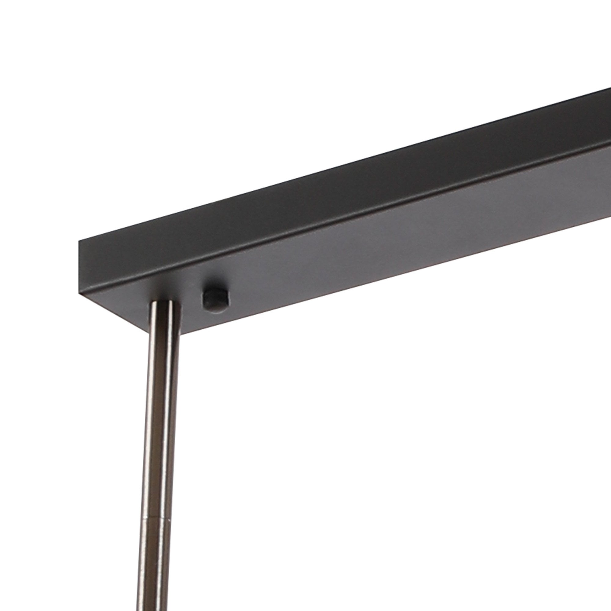 Fabula Appleby 10 Light Fixed Pendant - Graphite, Satin Nickel & Smoke Glass