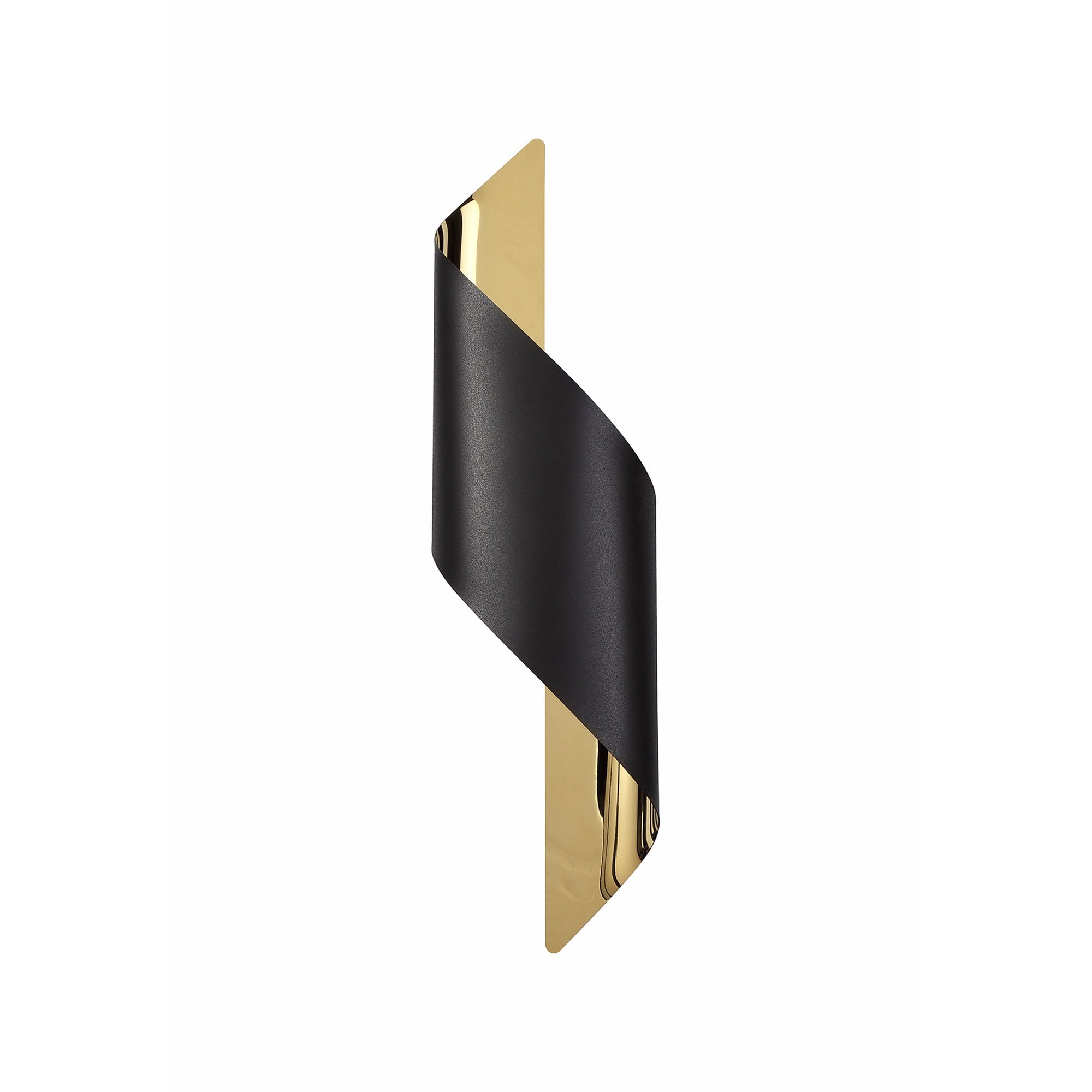 Fabula Barrington Large LED Wall Lamp - Sand Black & Gold