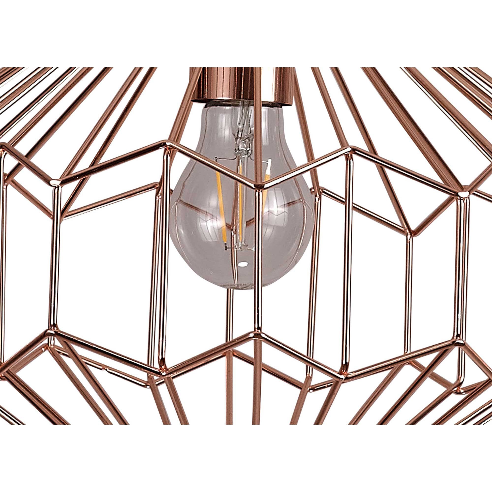 Fabula Beatrice Medium Pendant - Antique Copper & Black