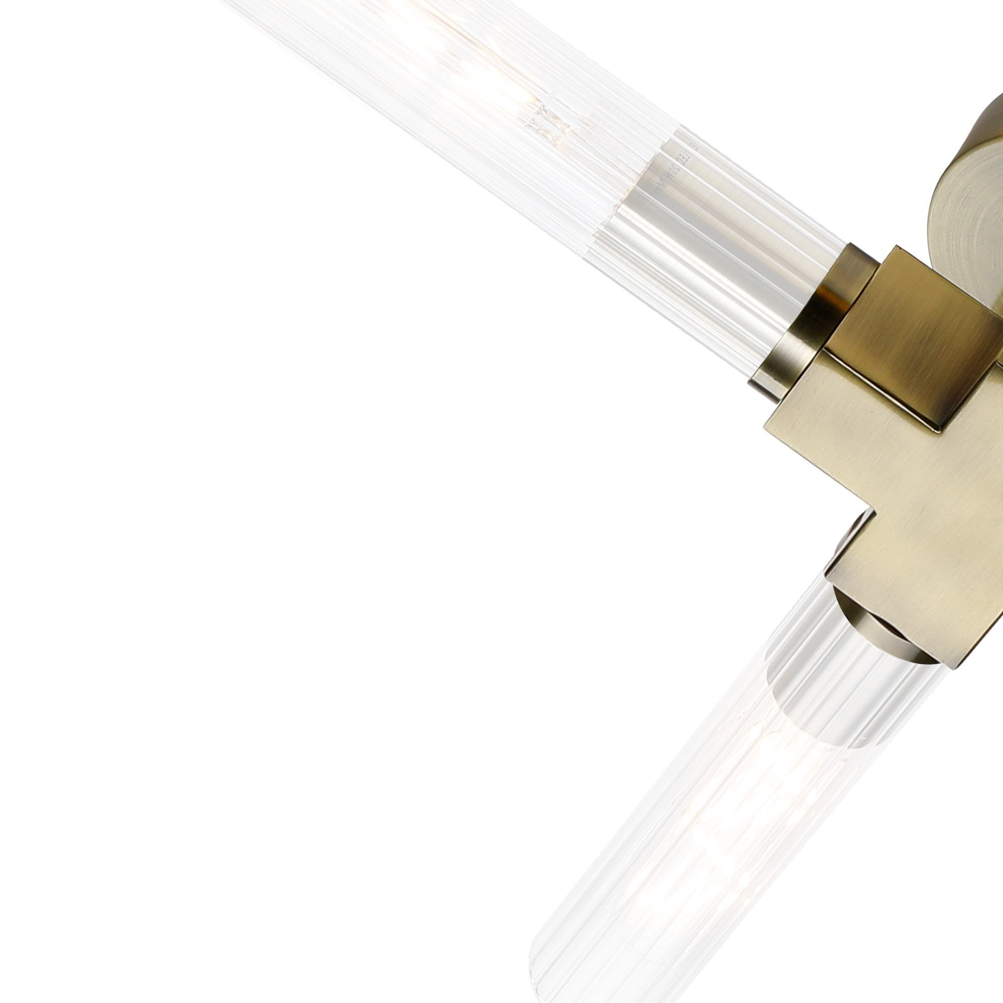 Fabula Beech Tree 4 Light Flush Light - Antique Brass - IP44