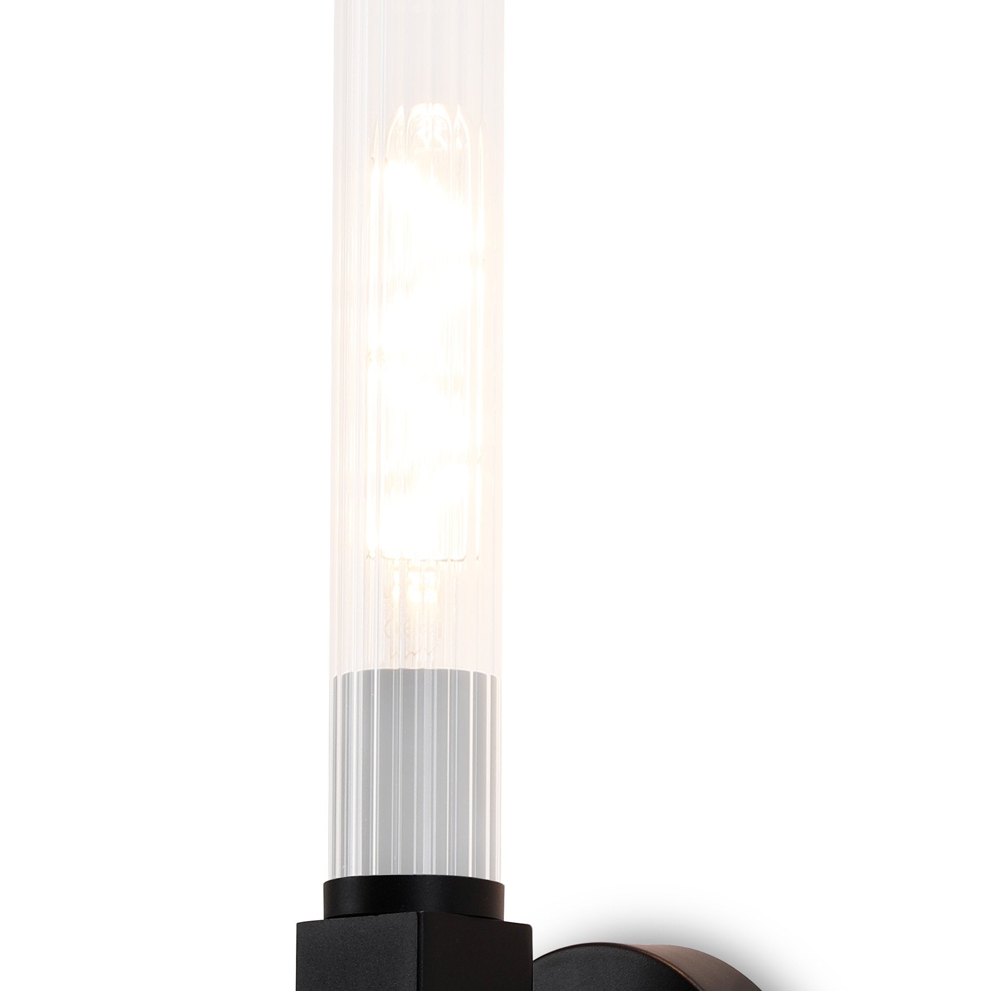 Fabula Beech Tree Single Wall Light - Satin Black - IP44