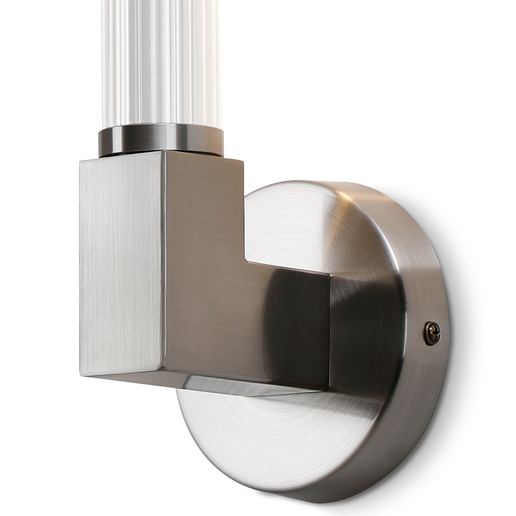 Fabula Beech Tree Single Wall Light - Satin Nickel - IP44