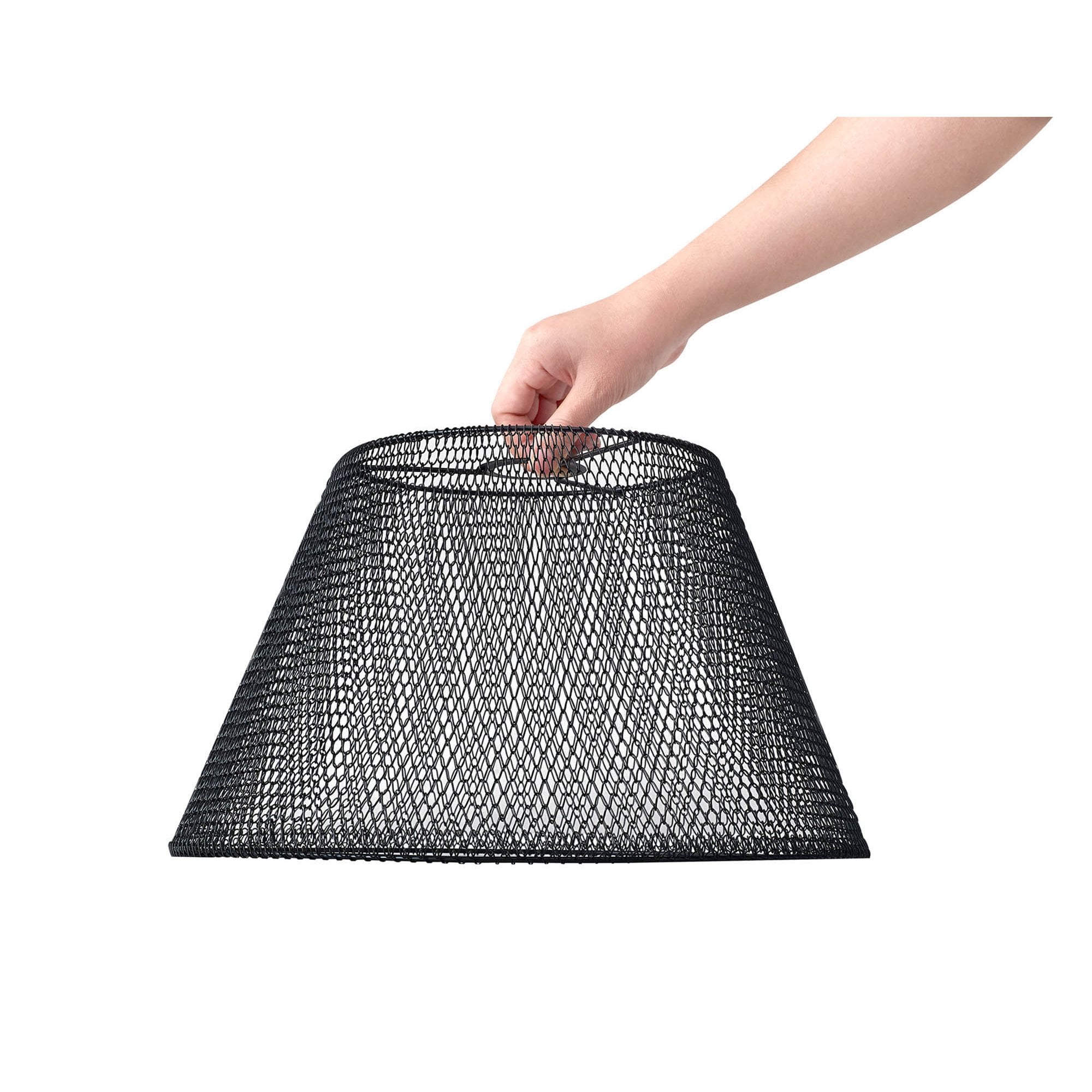 Fabula Belle Vue 40cm Adjustable & Flexible Shade - Matt Black - Shade Only